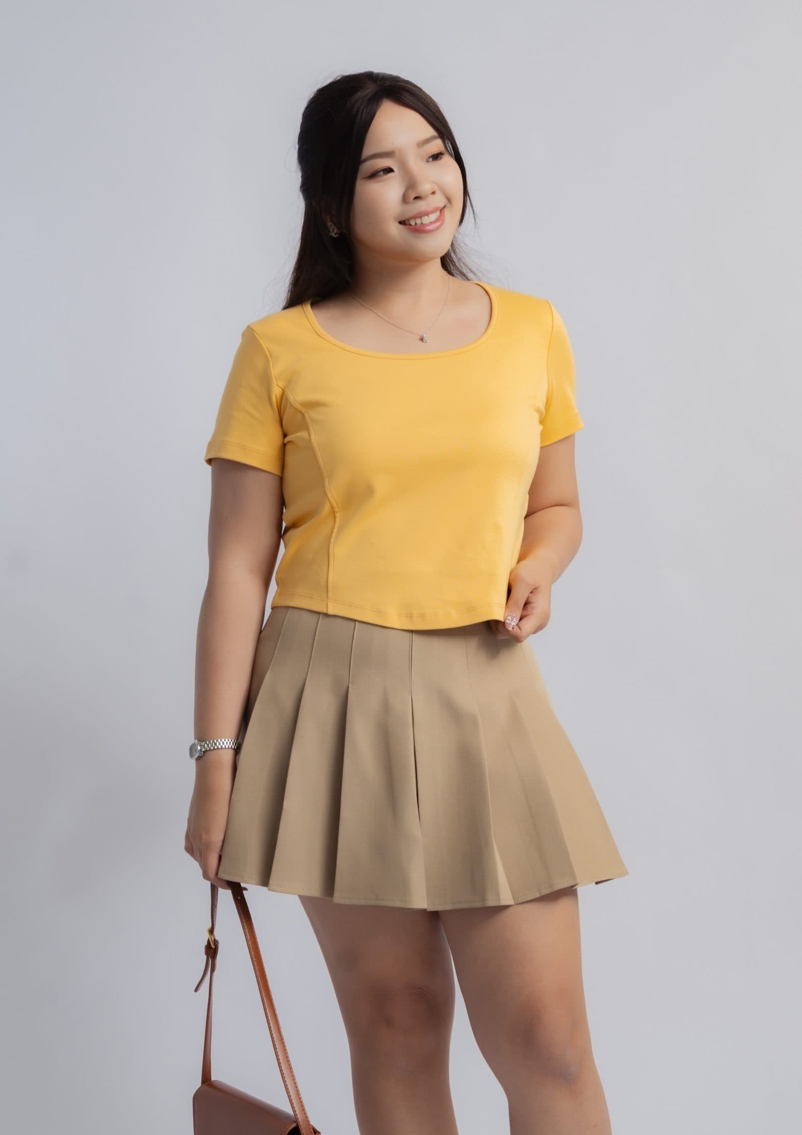 Slim U-Neck Tee ZBP6045