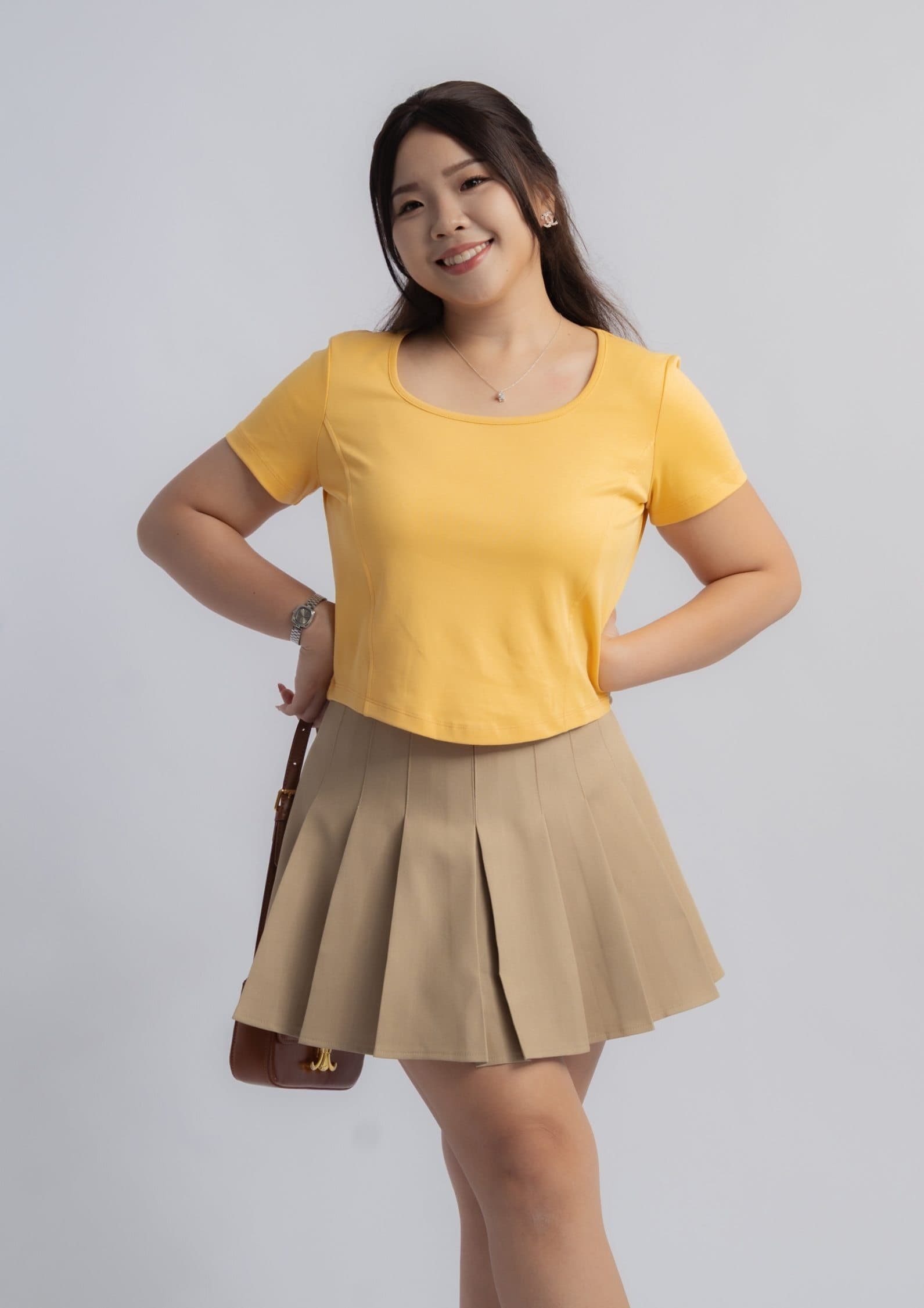 Slim U-Neck Tee ZBP6045