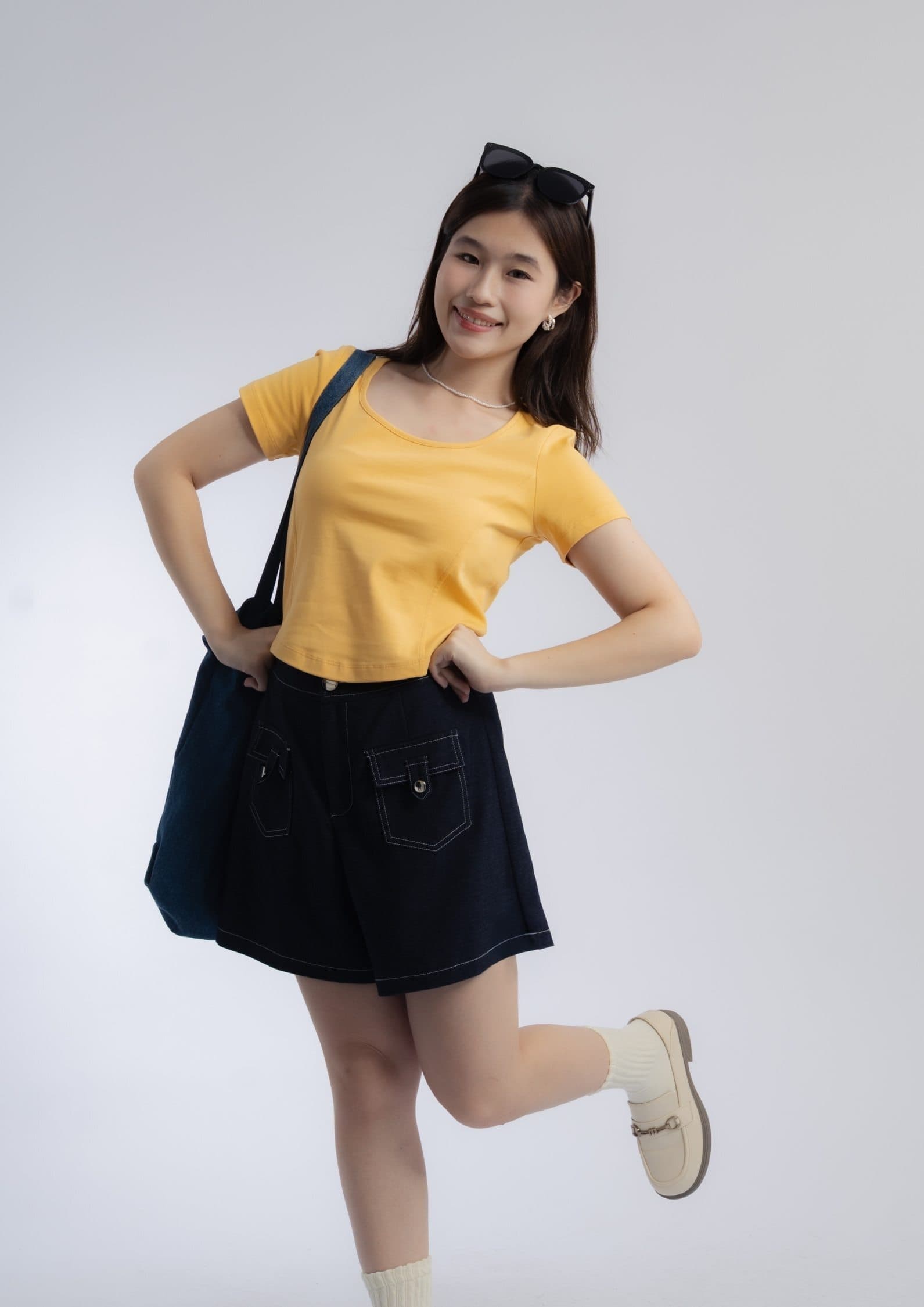 Slim U-Neck Tee ZBP6045