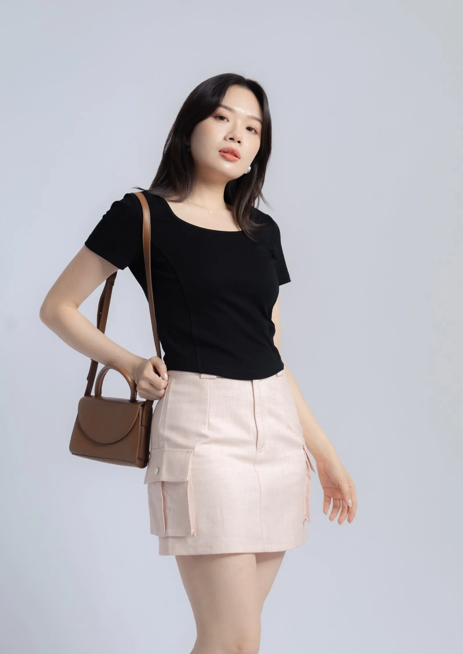 Slim U-Neck Tee ZBP6045