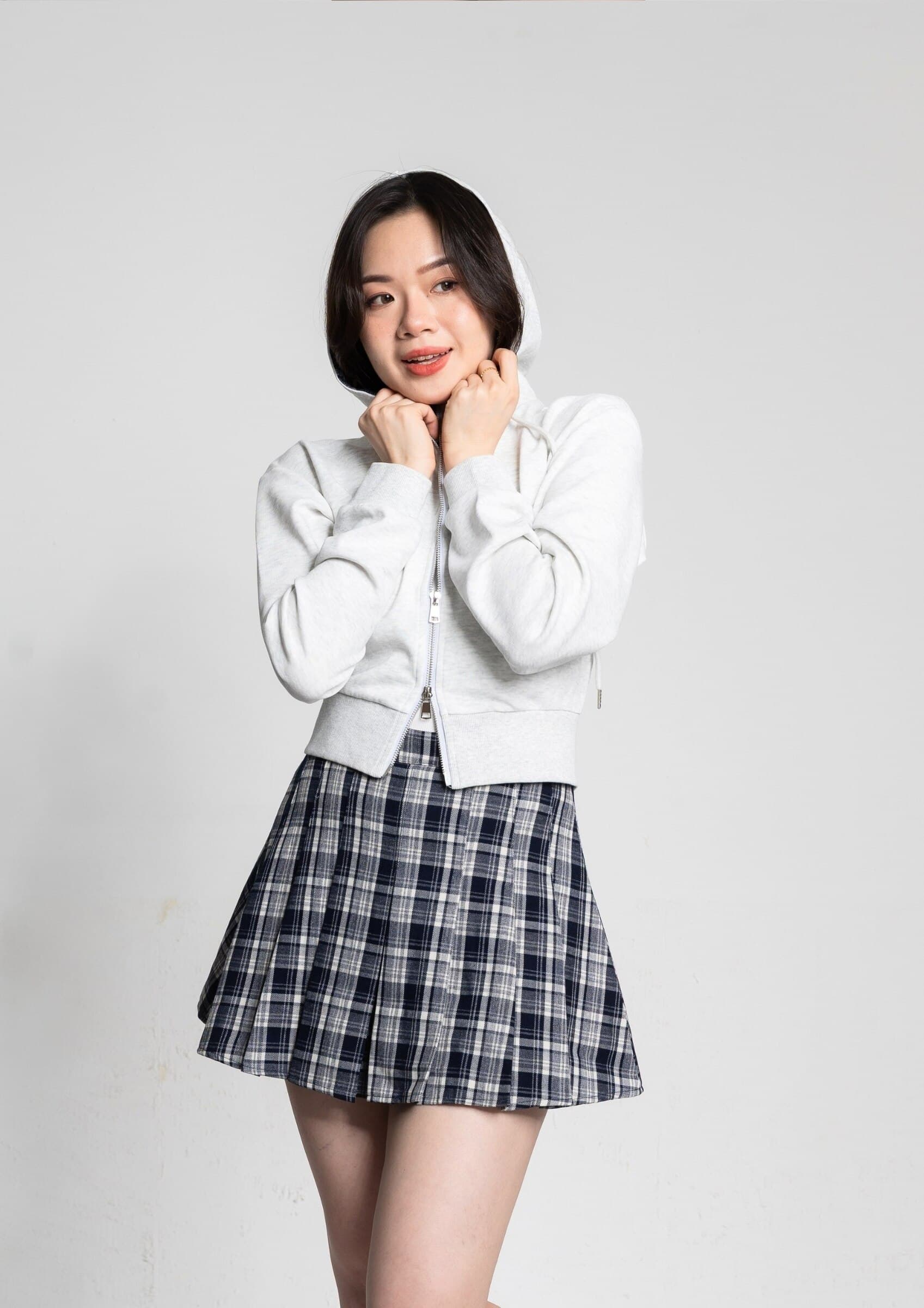 Cropped Hoodie Jacket ZBP6048