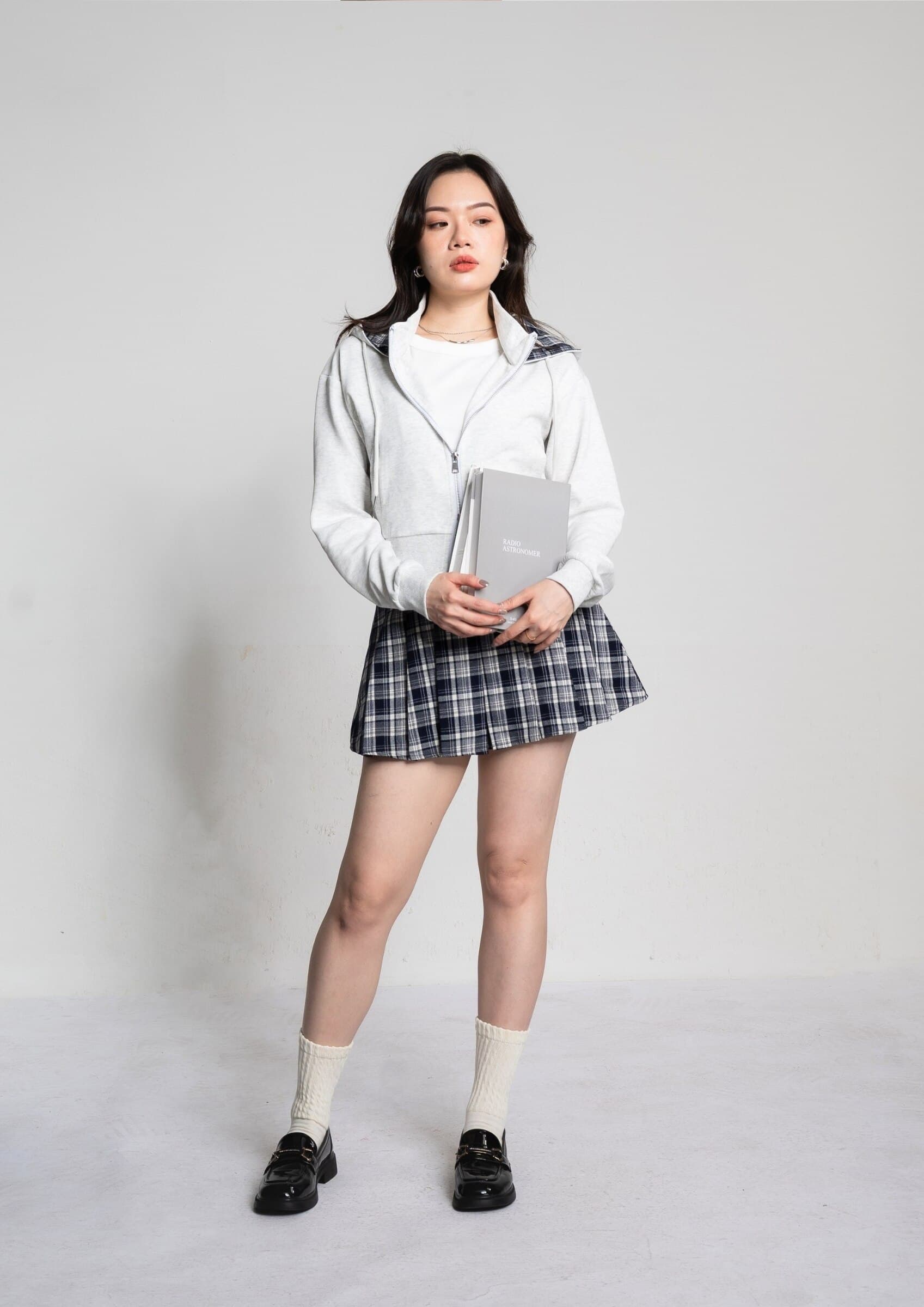Cropped Hoodie Jacket ZBP6048
