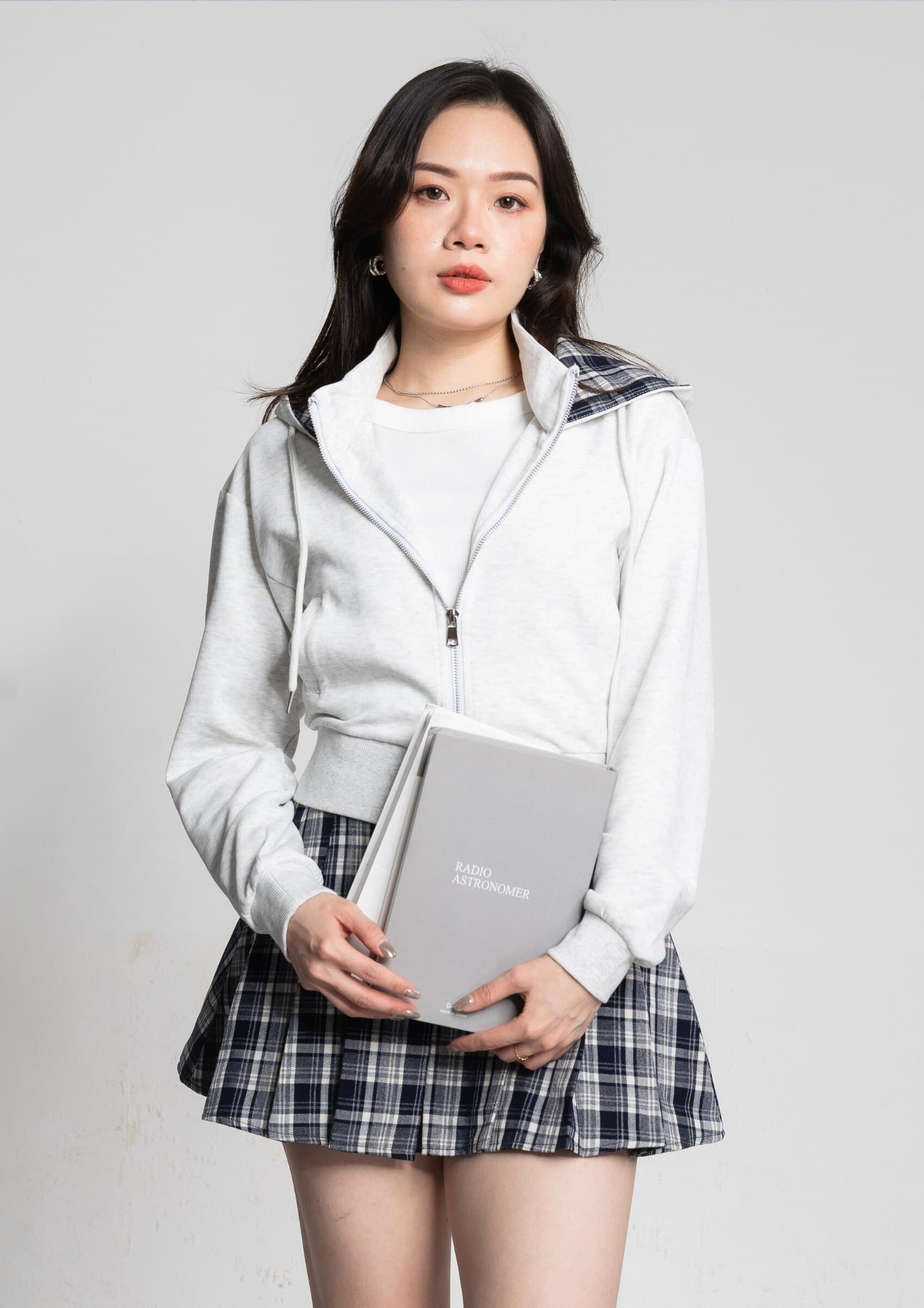 Cropped Hoodie Jacket ZBP6048