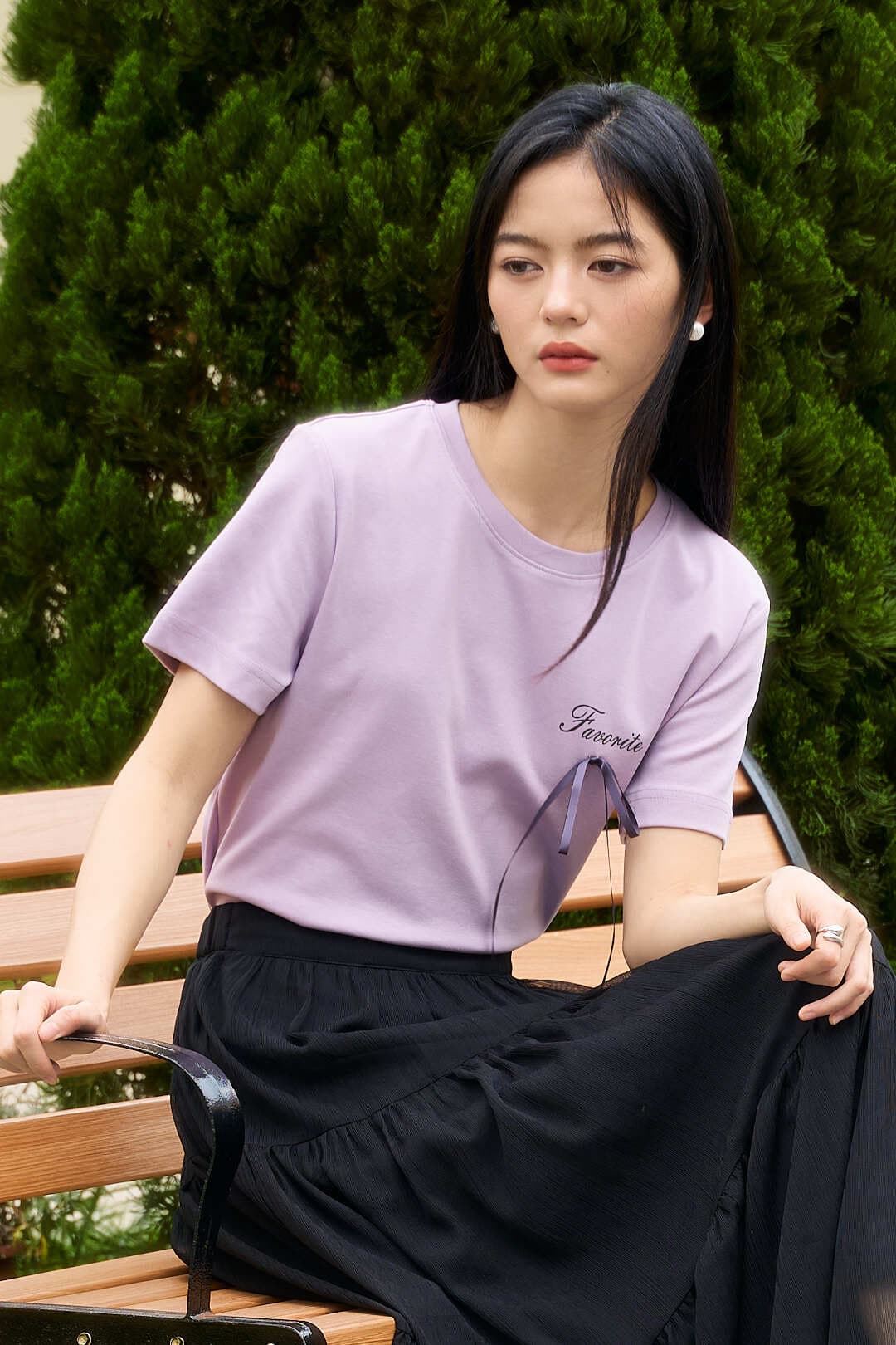 Bow Detail Tee ZBP6134