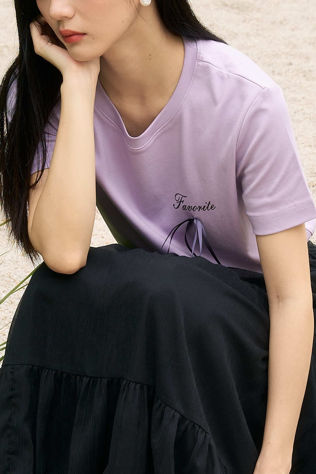 Bow Detail Tee ZBP6134