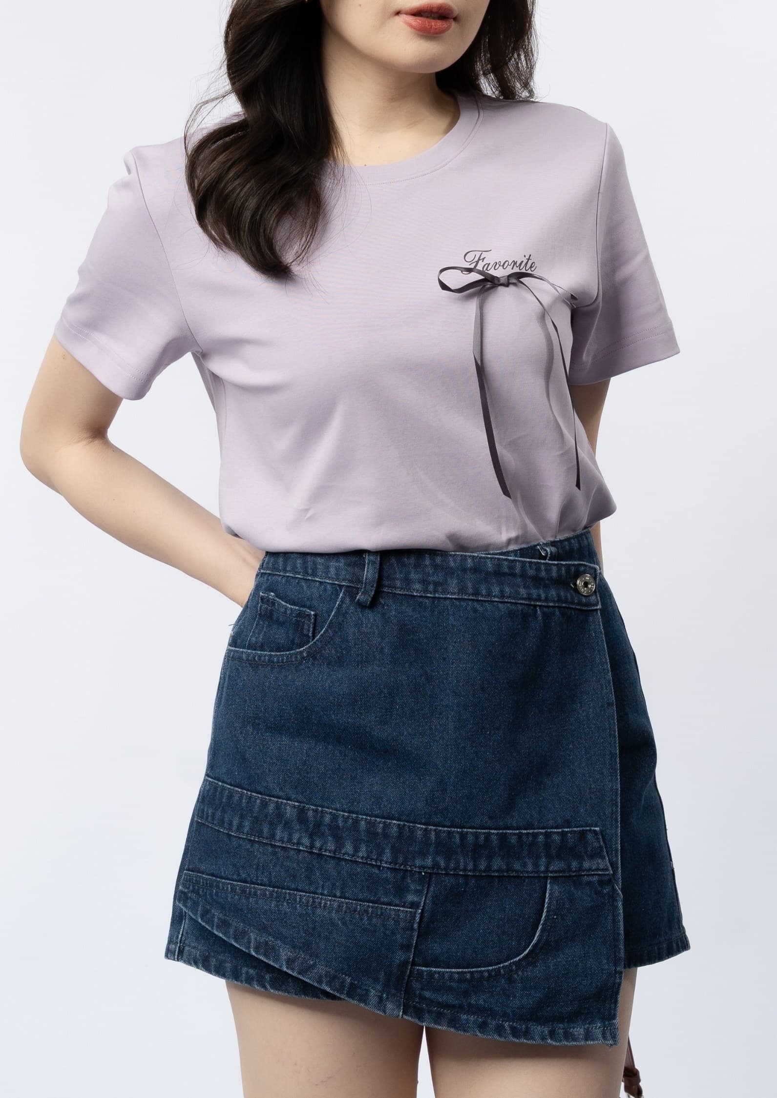 Bow Detail Tee ZBP6134