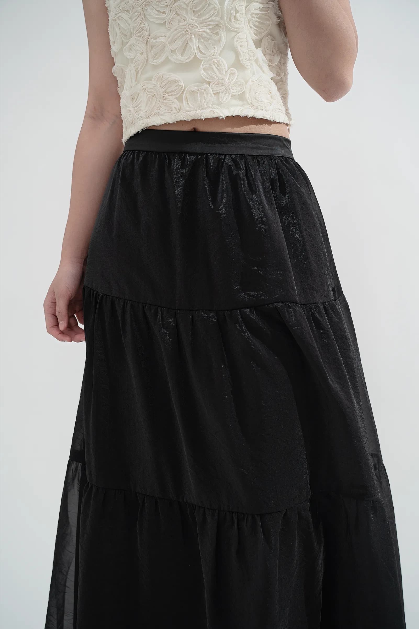 Isla Organza Maxi Skirt ZSK5001