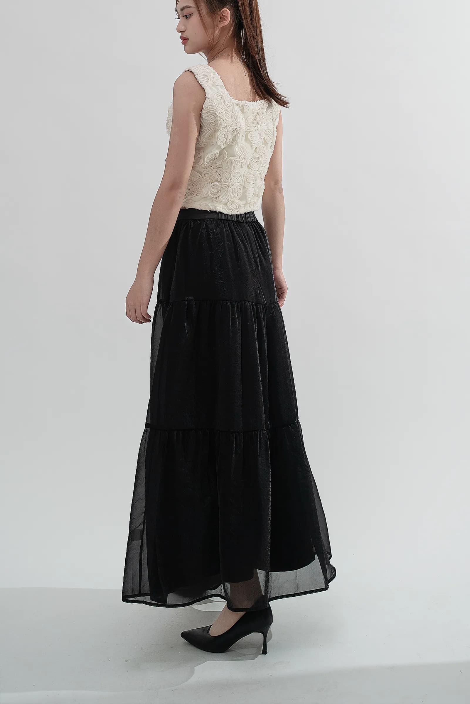 Isla Organza Maxi Skirt ZSK5001