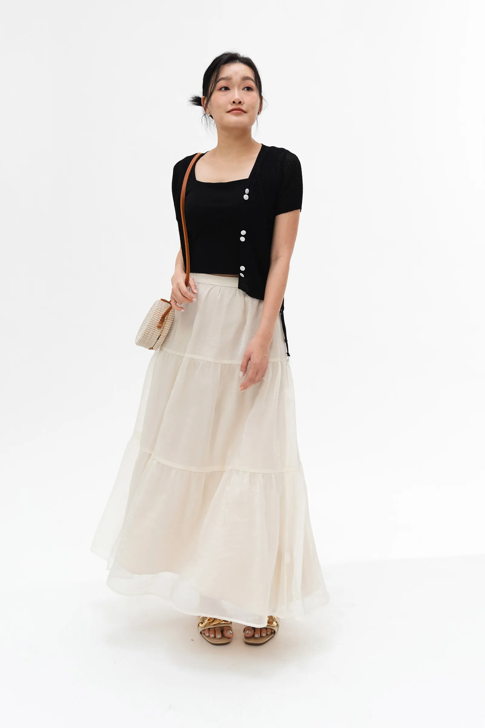 Isla Organza Maxi Skirt ZSK5001