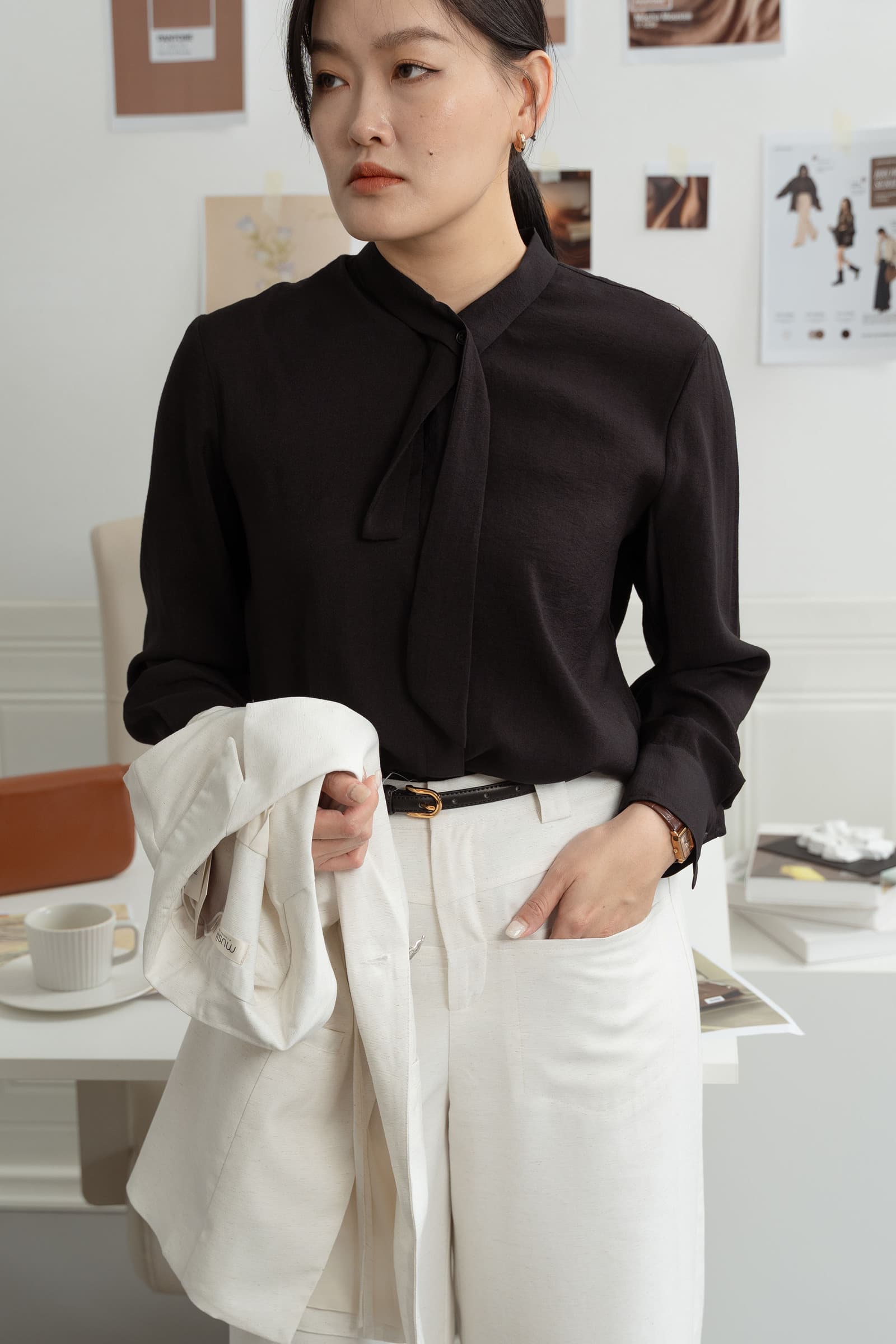 Victoria Organza Blouse ZBP5013