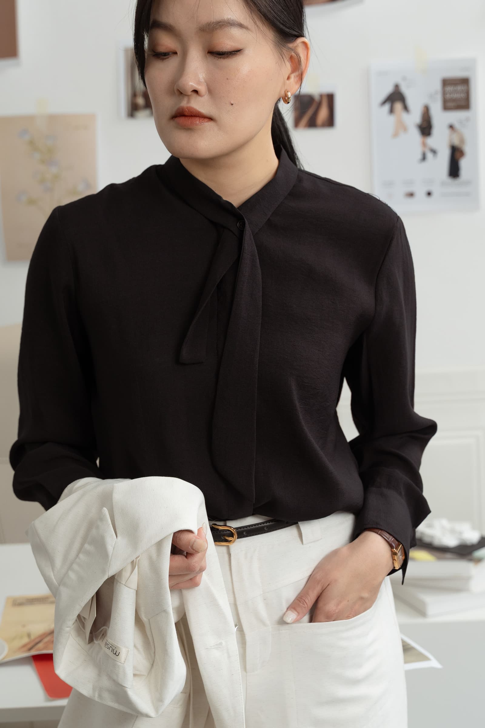 Victoria Organza Blouse ZBP5013