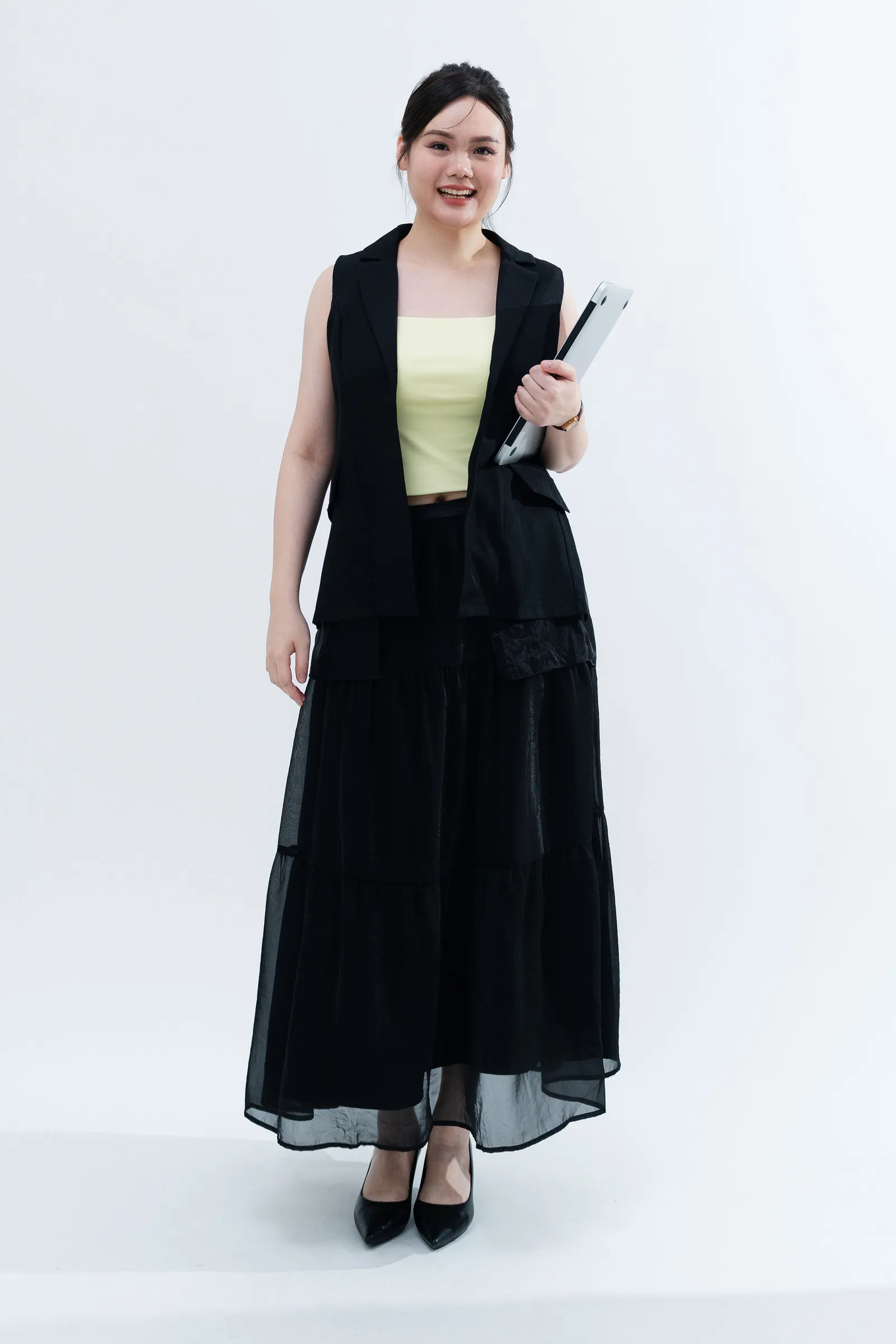 Isla Organza Maxi Skirt ZSK5001