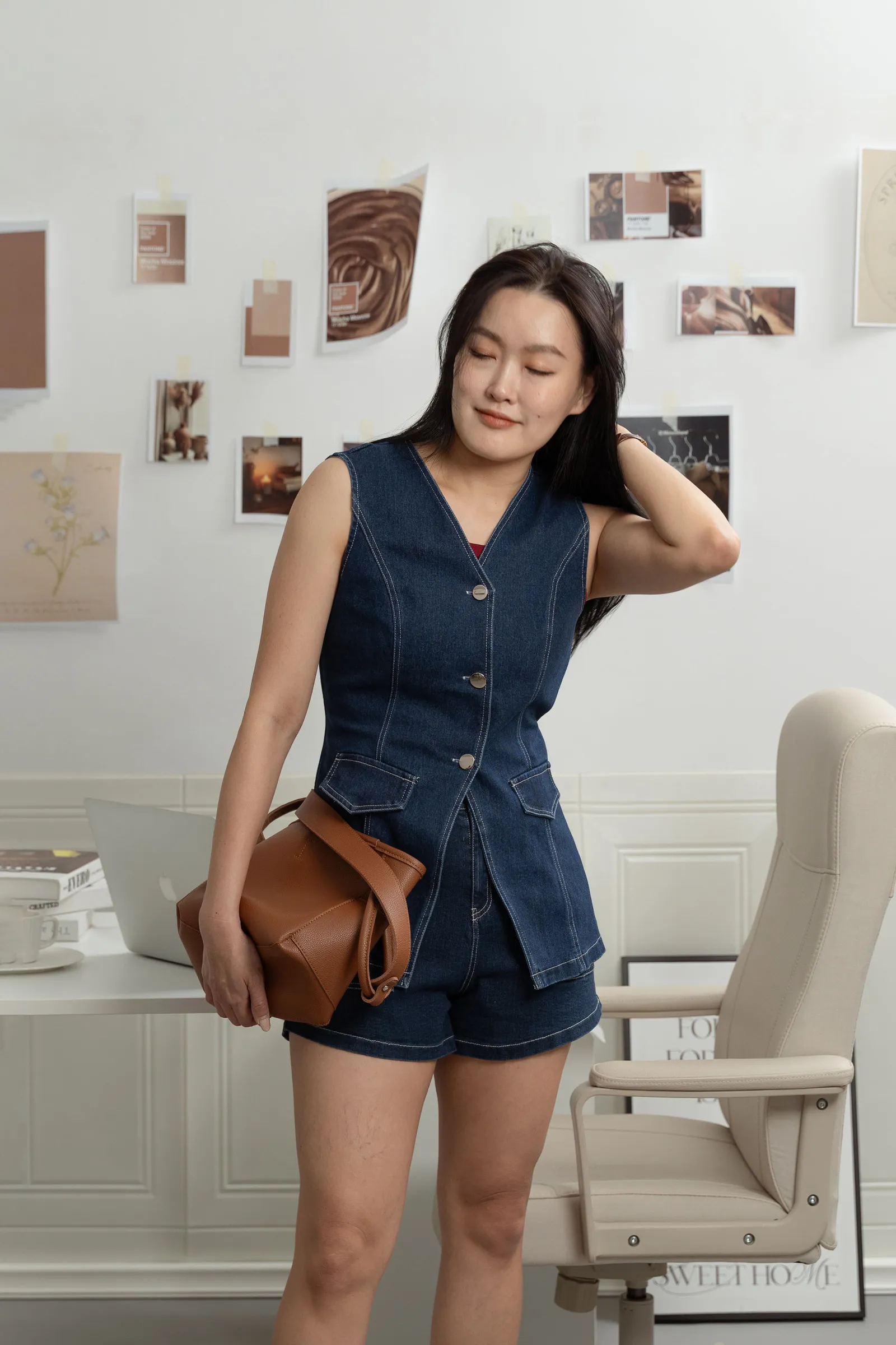 Eleanor Denim Short Pants ZJS5005
