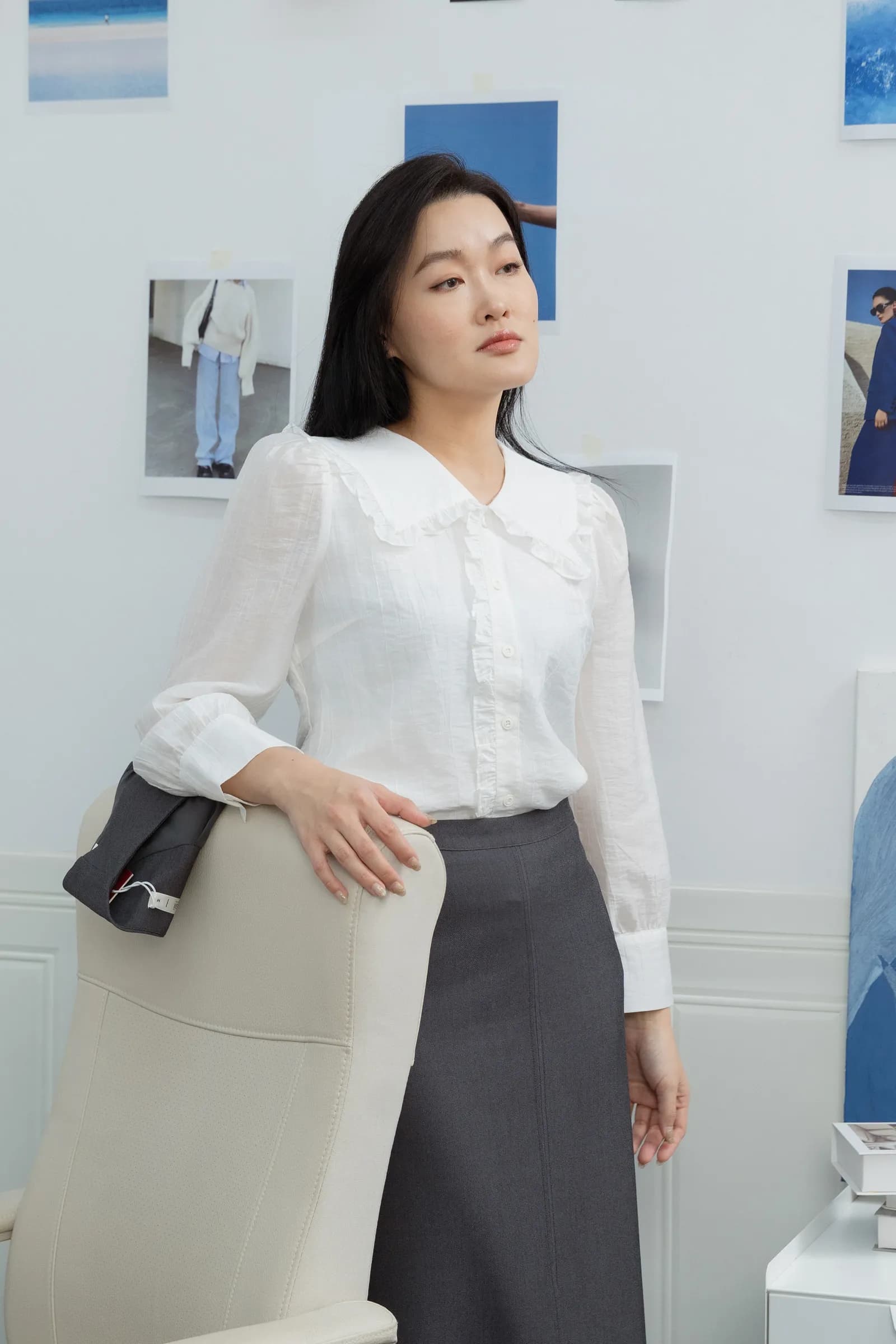 Isabelle Organza Ruffle Blouse ZBP5023