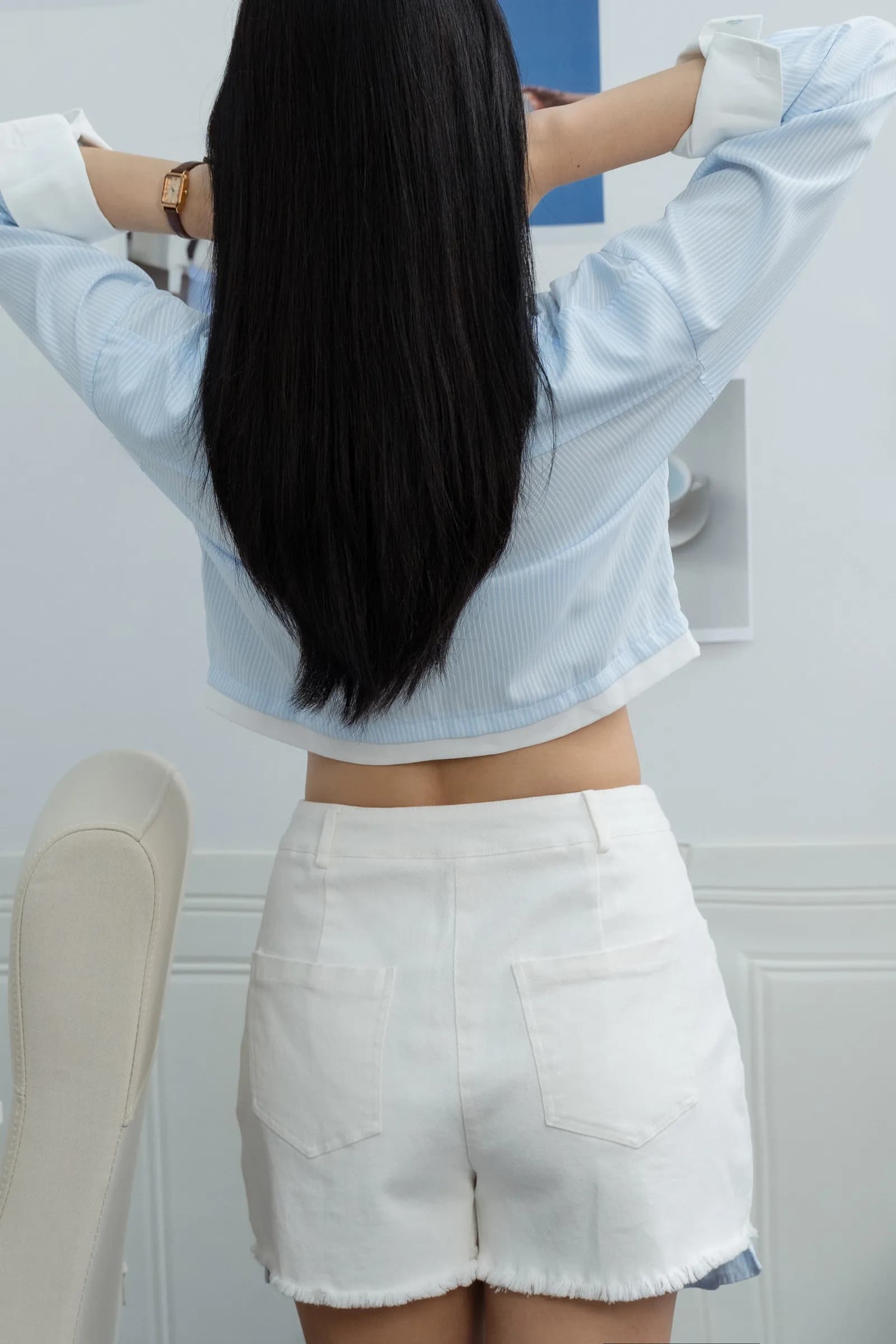 Amélie White Twill Skort ZPK5006