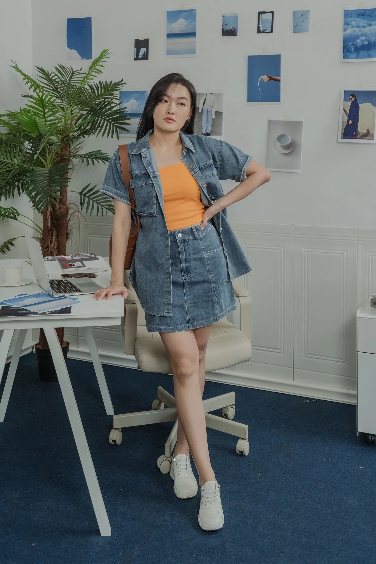 Eliza Denim Skirt ZJK5003