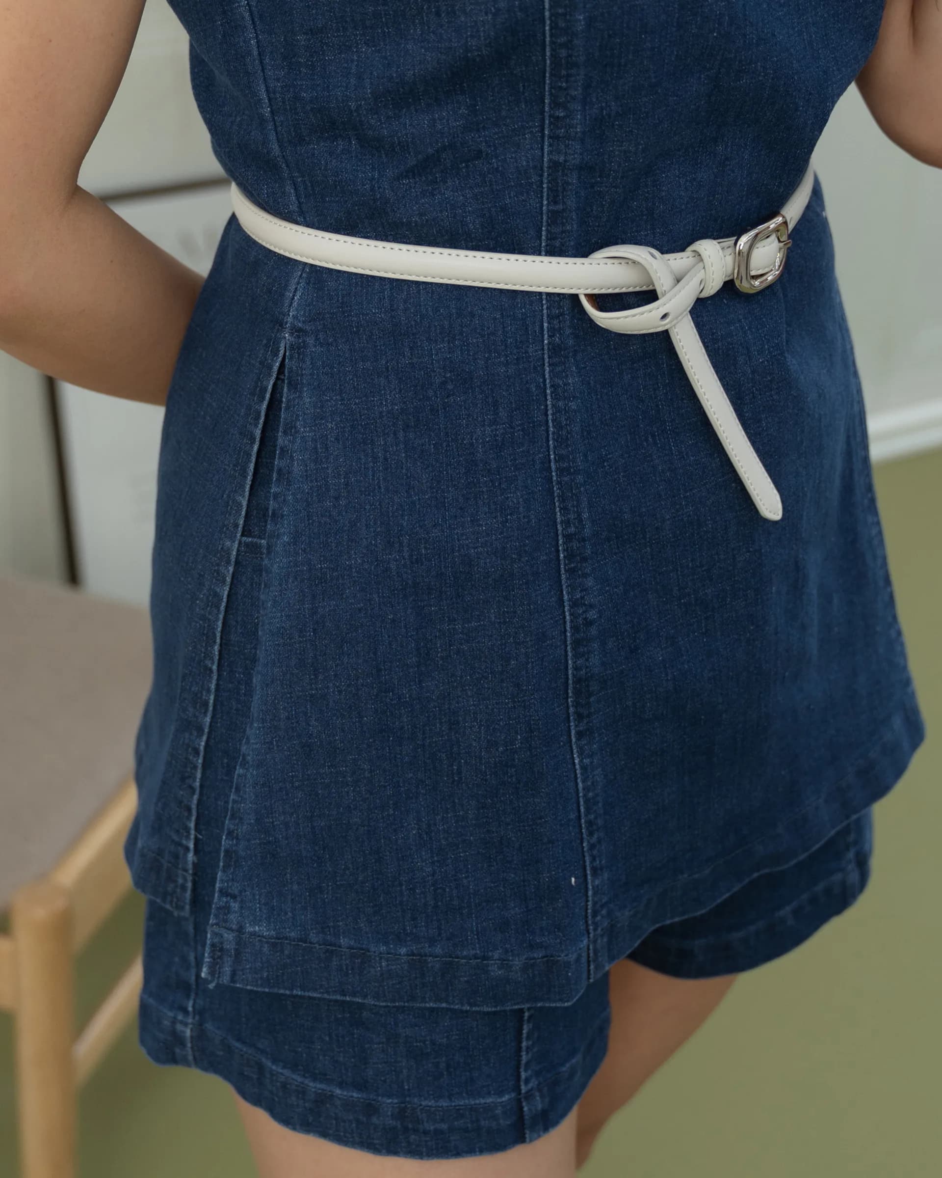Iris Navy Denim Long Top ZBP5062