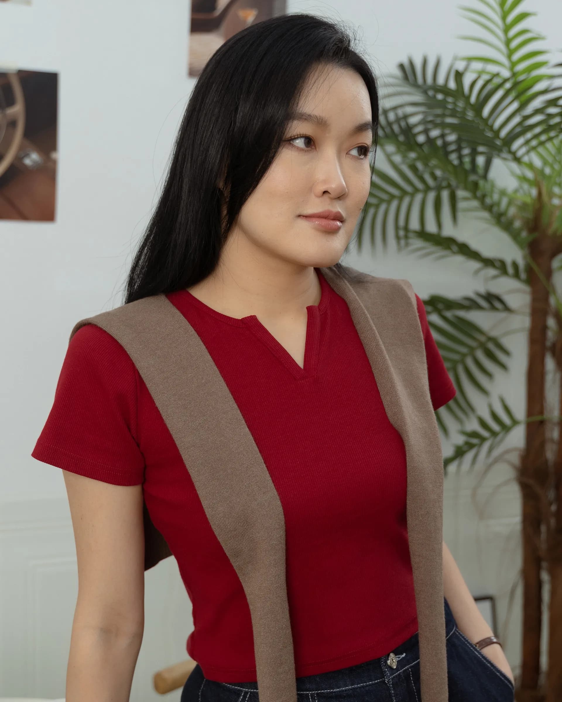 Ella Knit Rib Top ZBP5045
