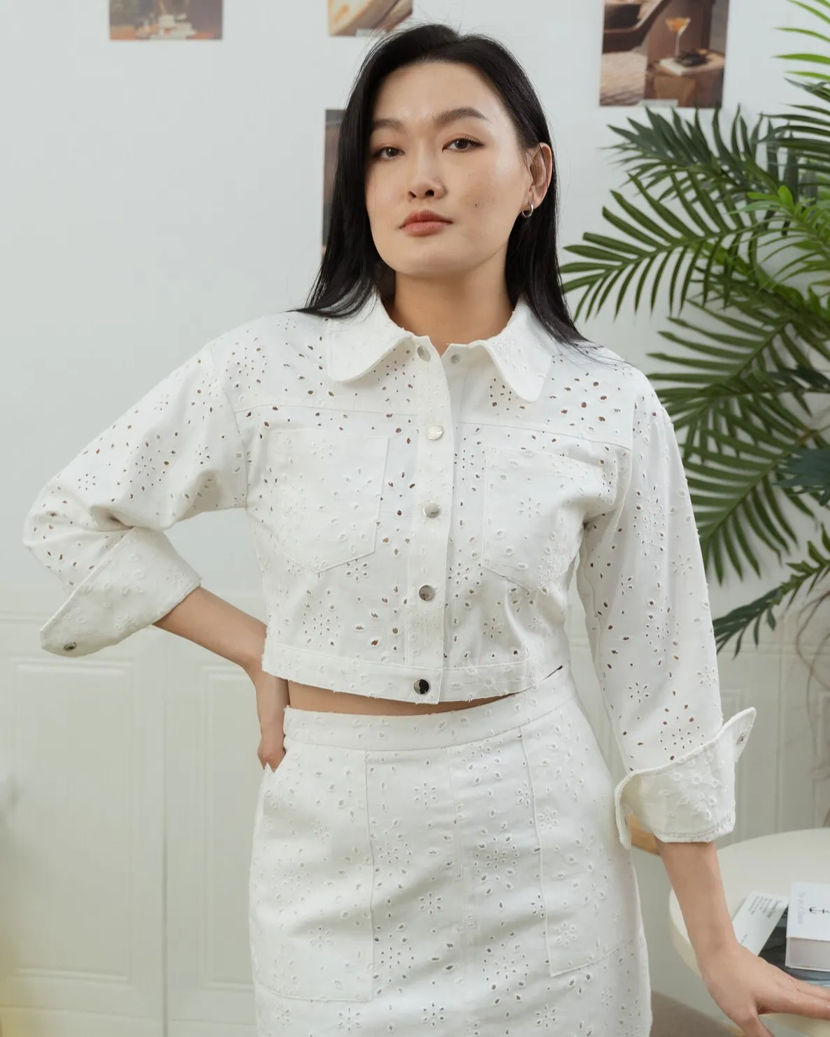 Ansel Lace Twill Jacket ZBP5064