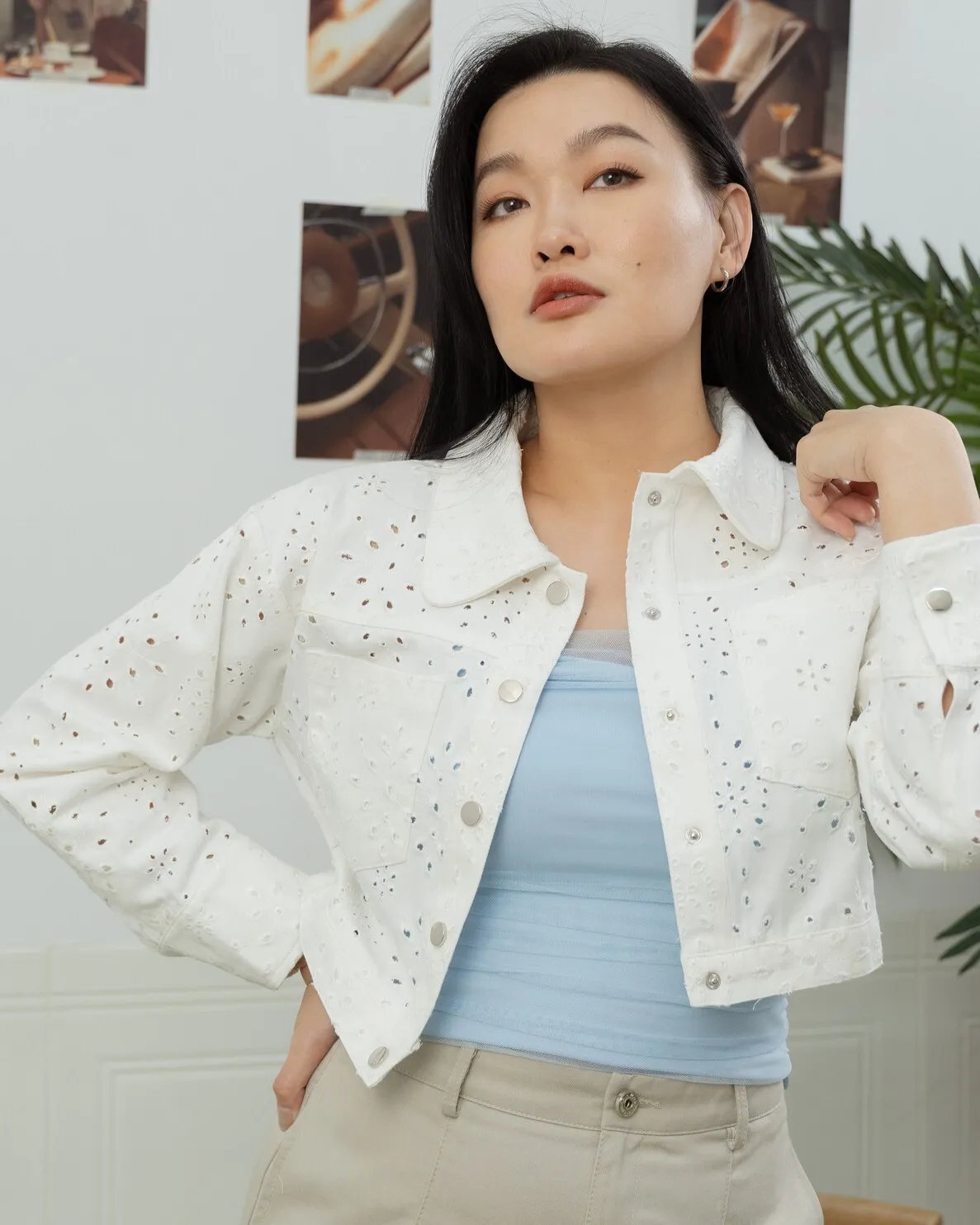 Ansel Lace Twill Jacket ZBP5064