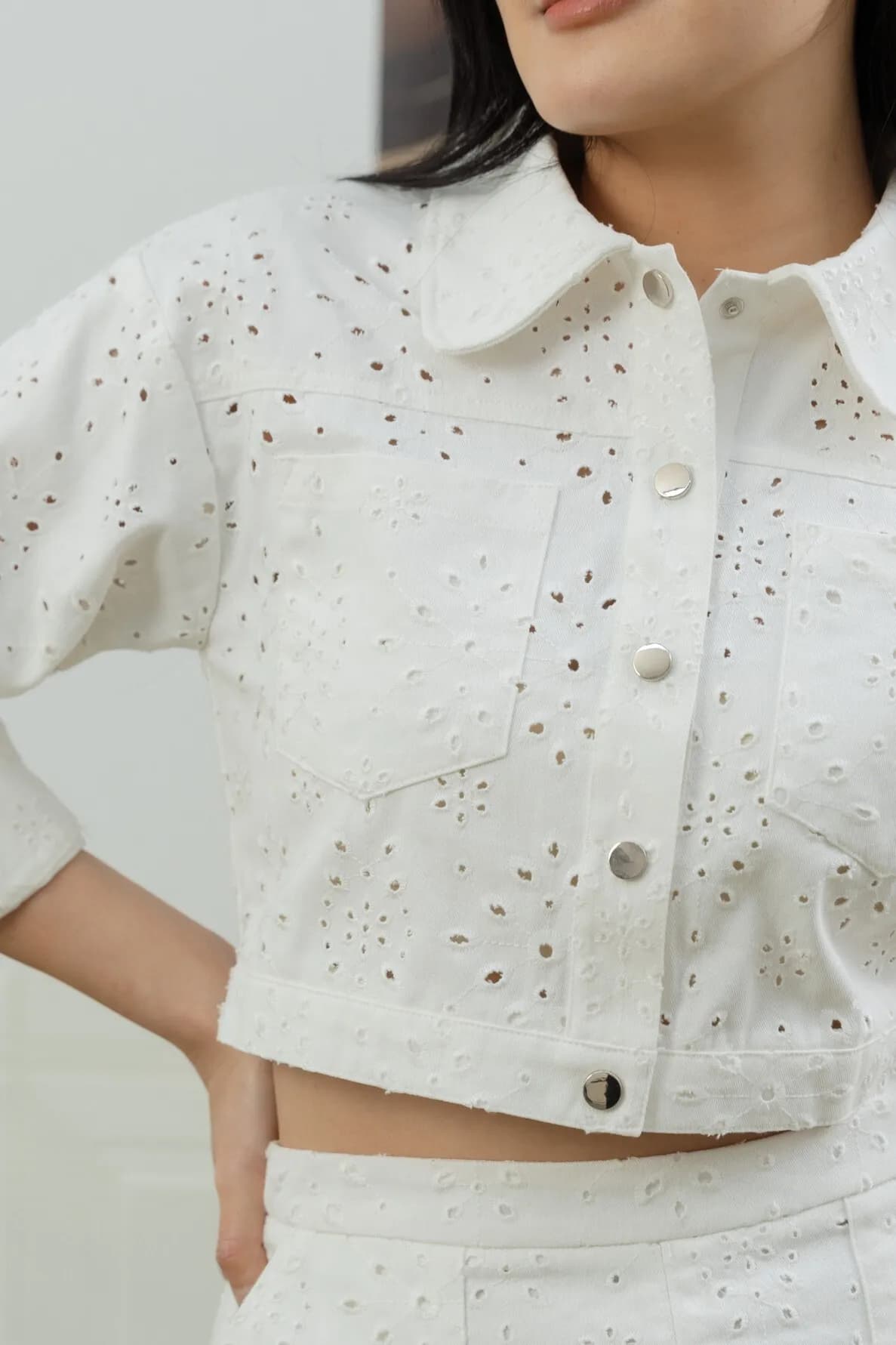 Ansel Lace Twill Jacket ZBP5064