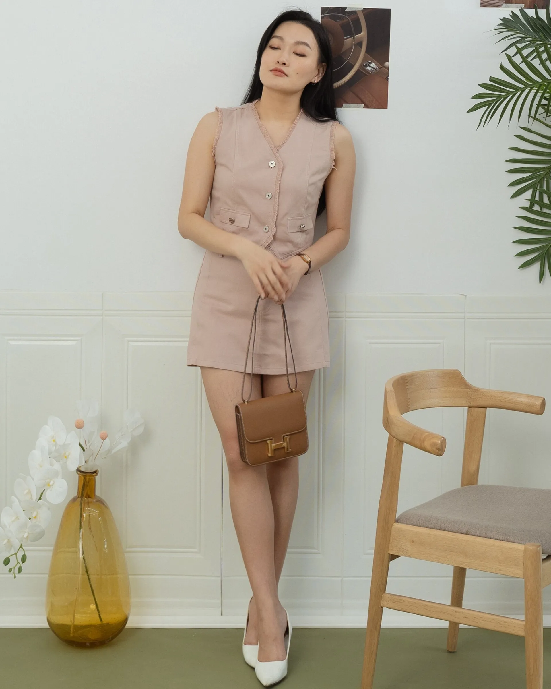 Noelle Frayed edge Top ZBP5065