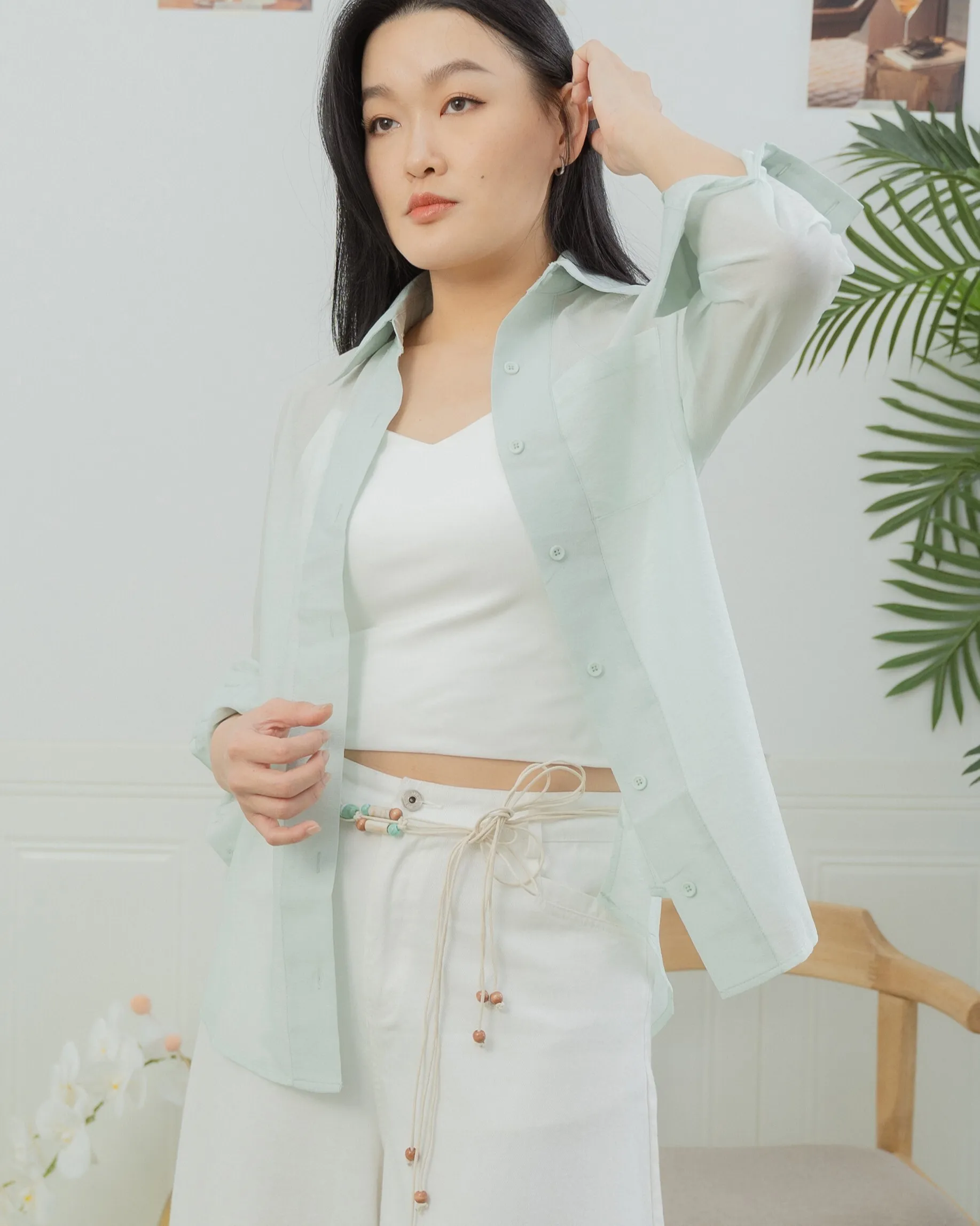 Delore Sheer Blouse ZBP5066