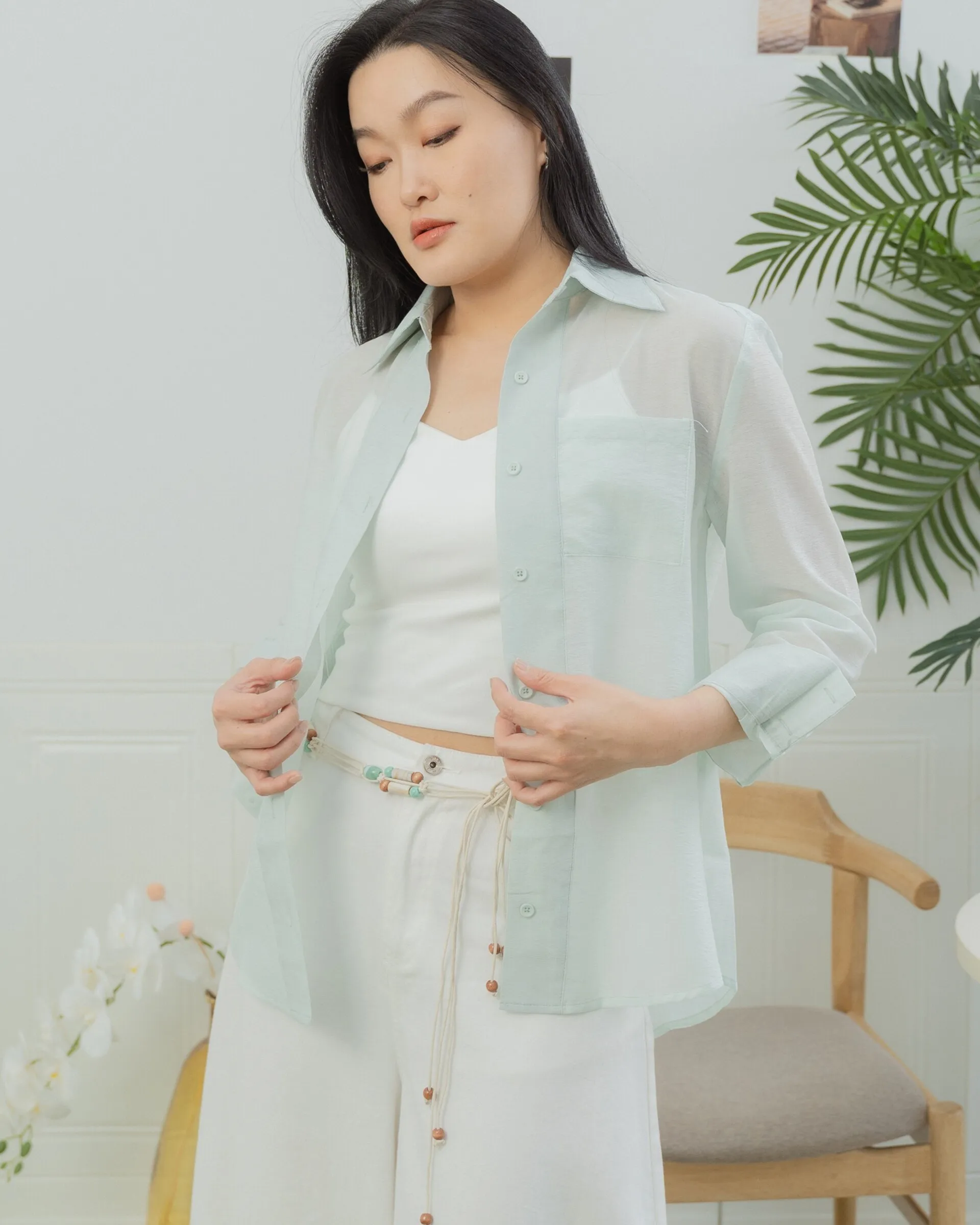 Delore Sheer Blouse ZBP5066