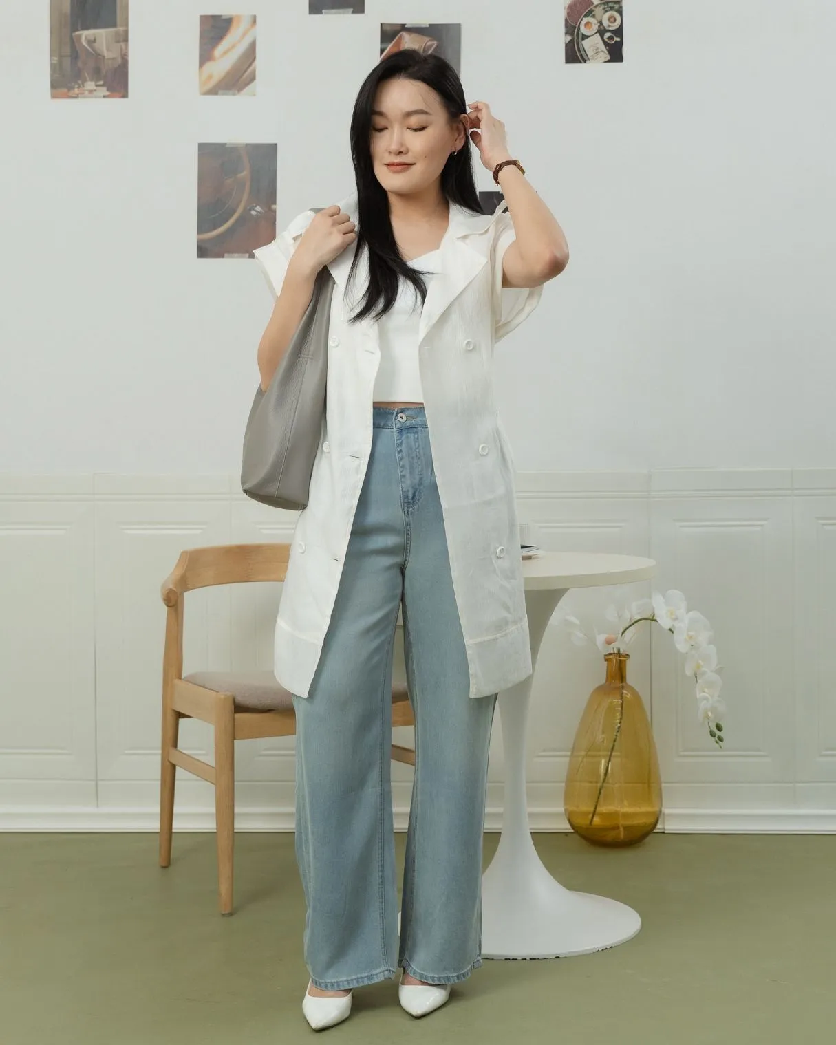 Elin Cool Denim 莱赛尔凉感面料牛仔裤 ZLP5009