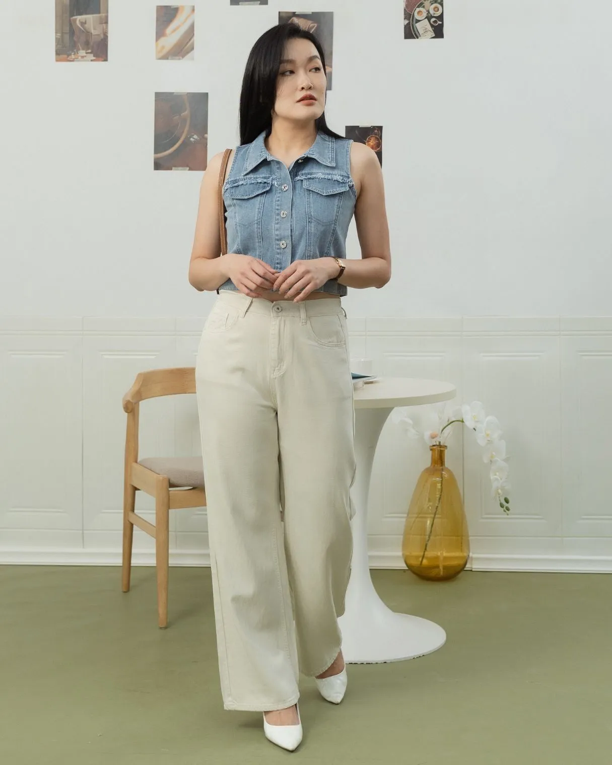 Elin Cool Denim 莱赛尔凉感面料牛仔裤 ZLP5009