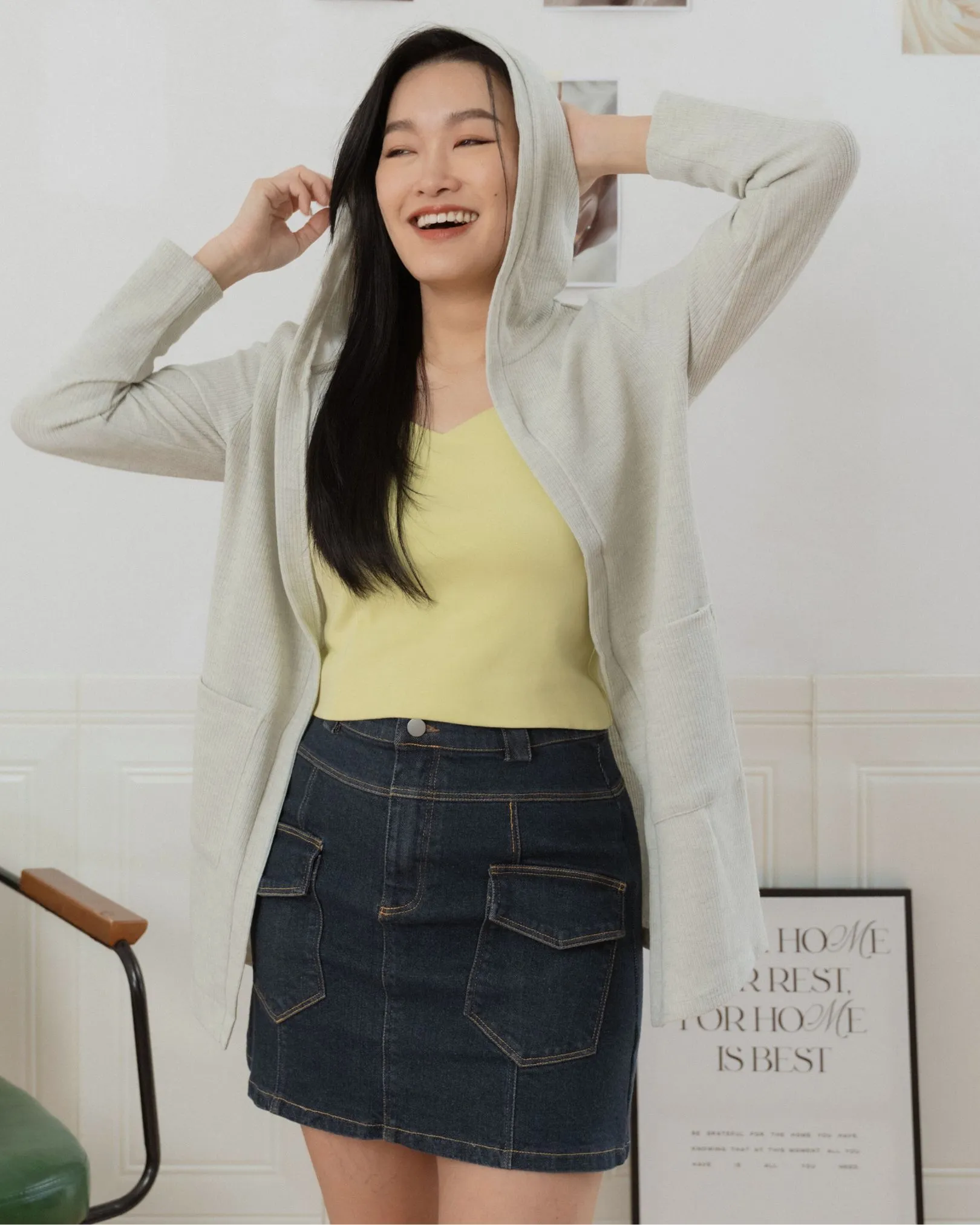 Kennedy Casual Semi Long Cardigan  ZBP5073