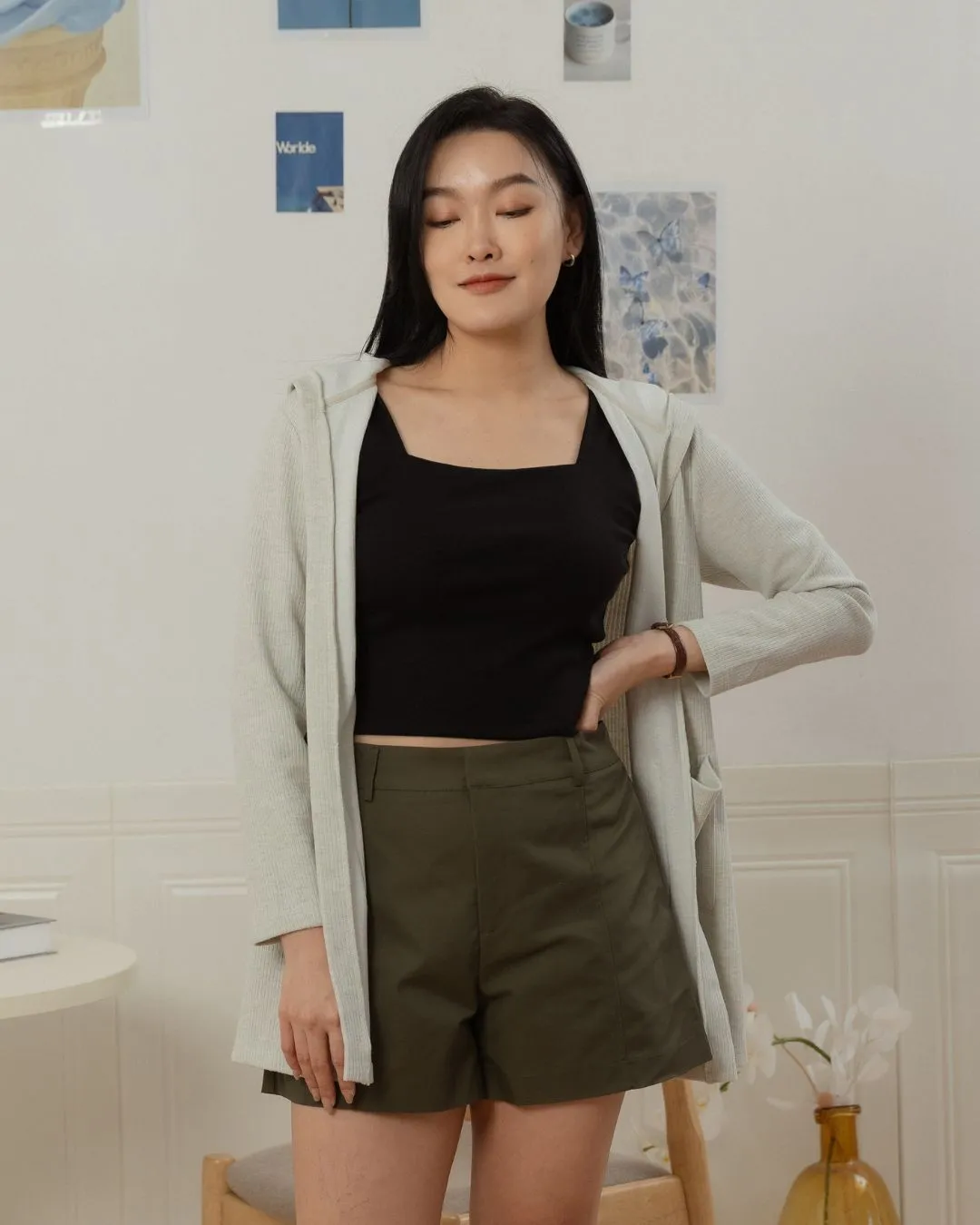 Bader Trench Fabric Shorts ZSP5008