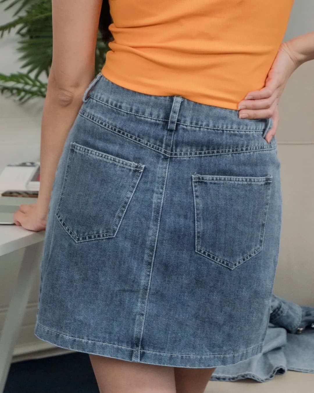 Eliza Denim Skirt ZJK5003