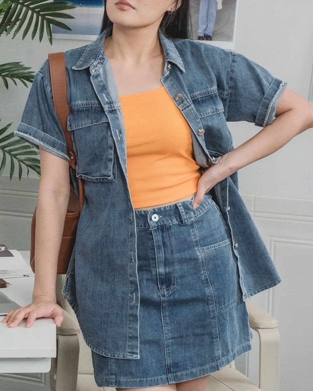 Eliza Denim Skirt ZJK5003