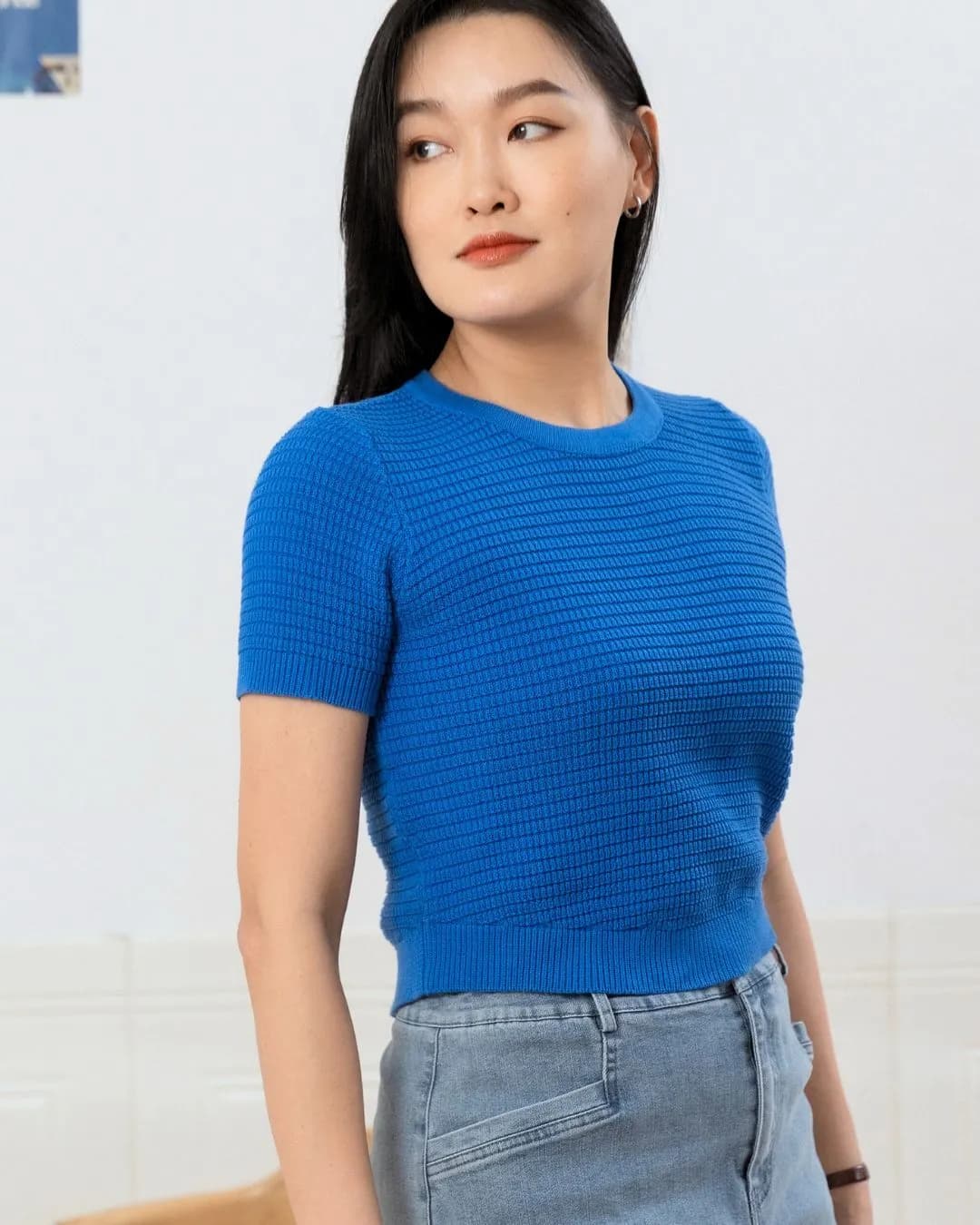 Madelyn Mesh Knit Top ZBP5084