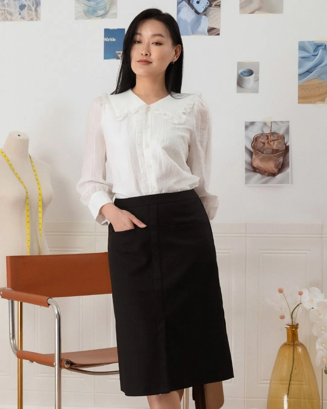 Noa Sleek Line Skirt ZSK5011