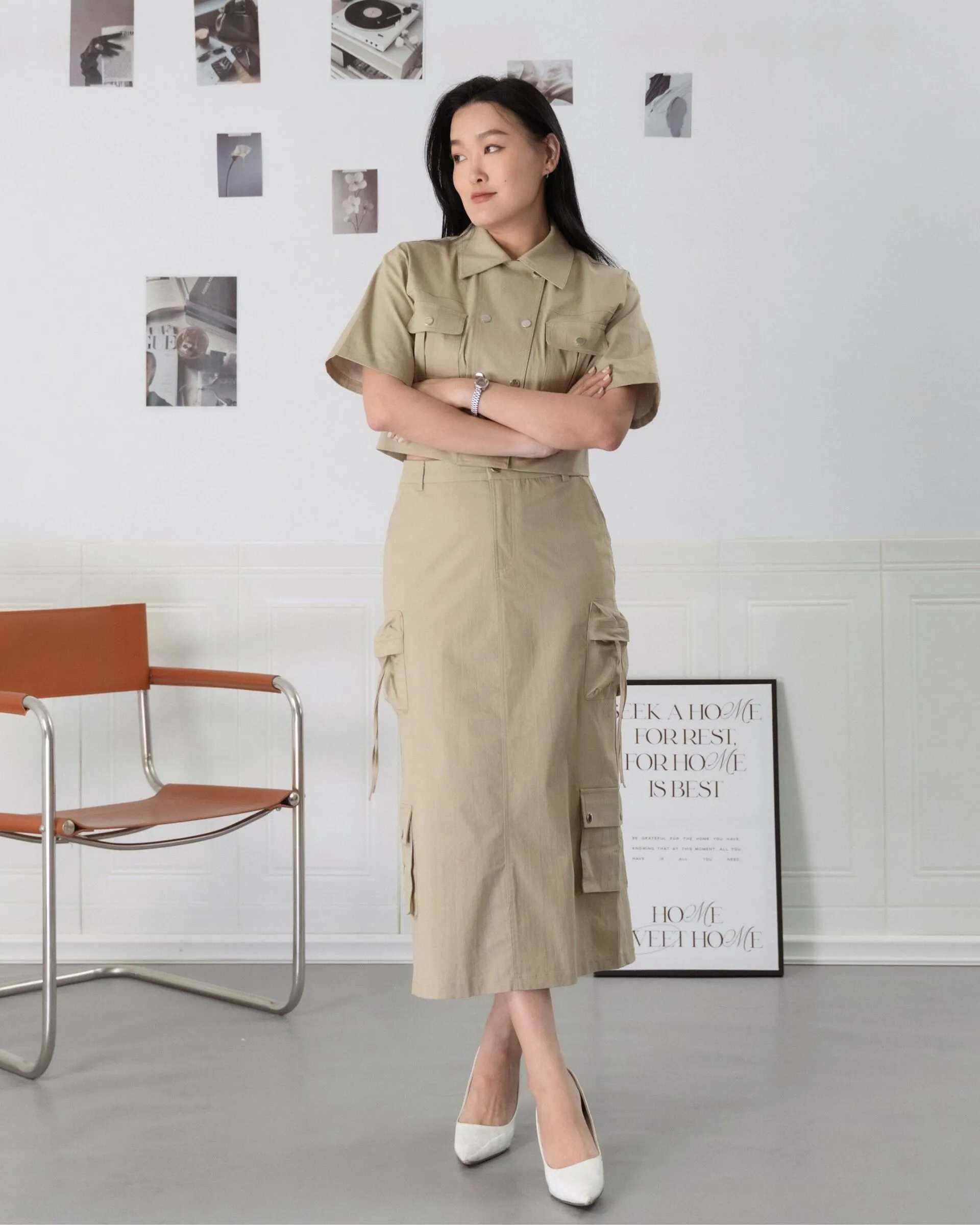 Alba Midi Skirt ZSK5022