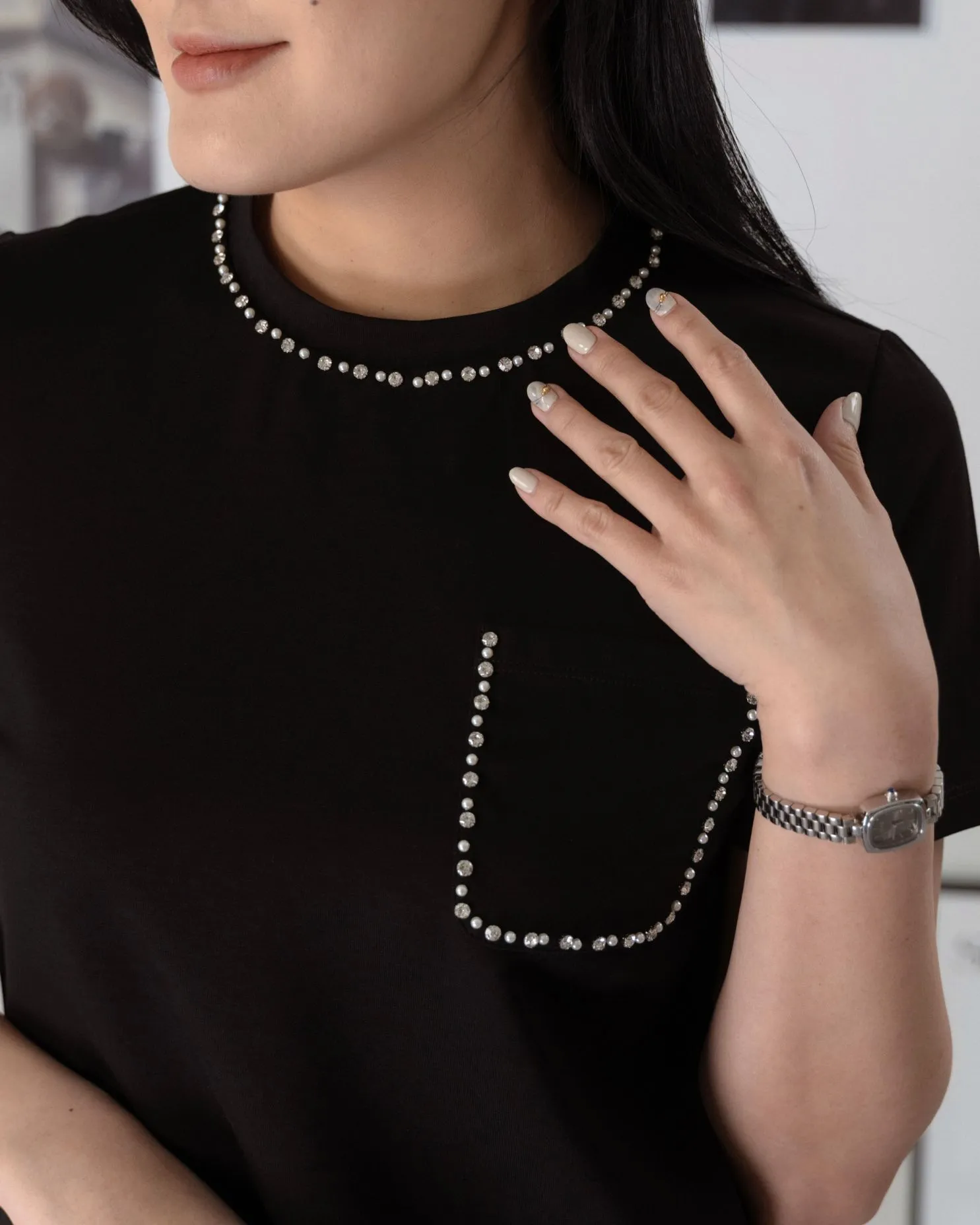Rhinestone Tee ZBP5071