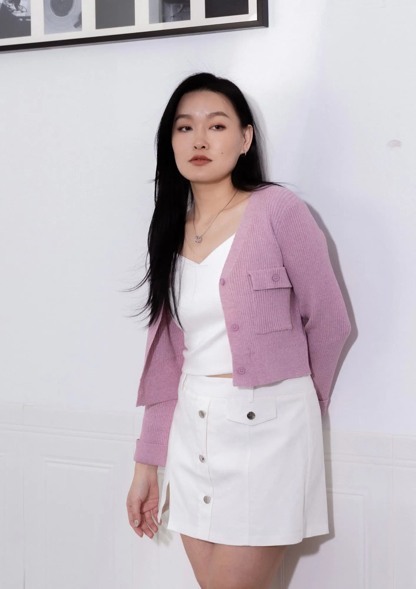 Noa Twill Button Skort	ZPK5018