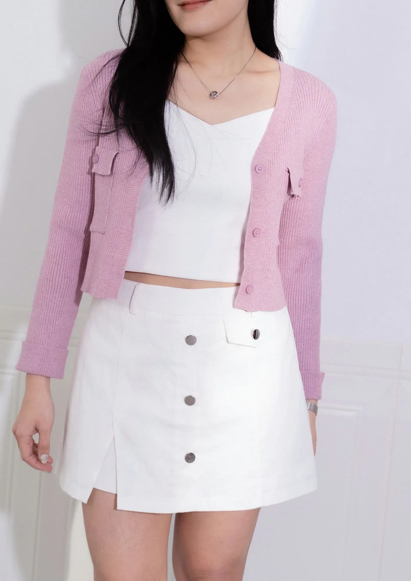 Noa Twill Button Skort	ZPK5018