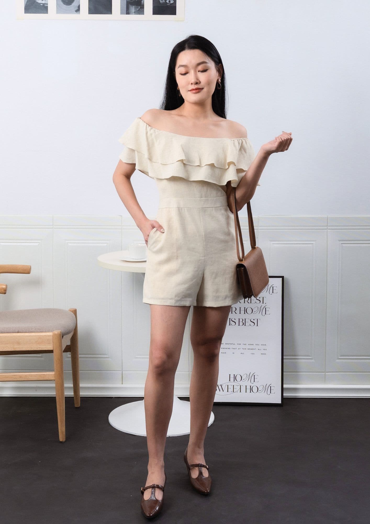 Sade Off-Shoulder Romper ZBL5010
