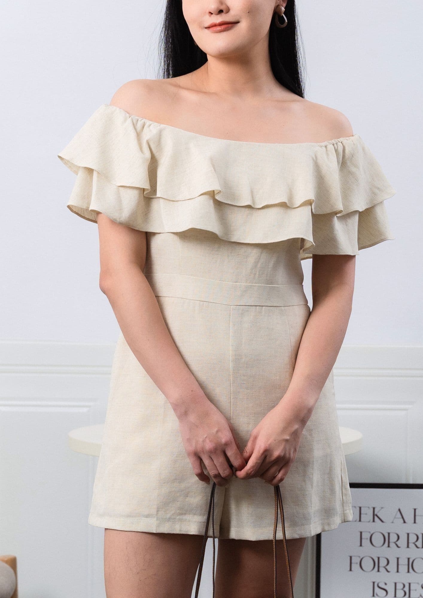 Sade Off-Shoulder Romper ZBL5010