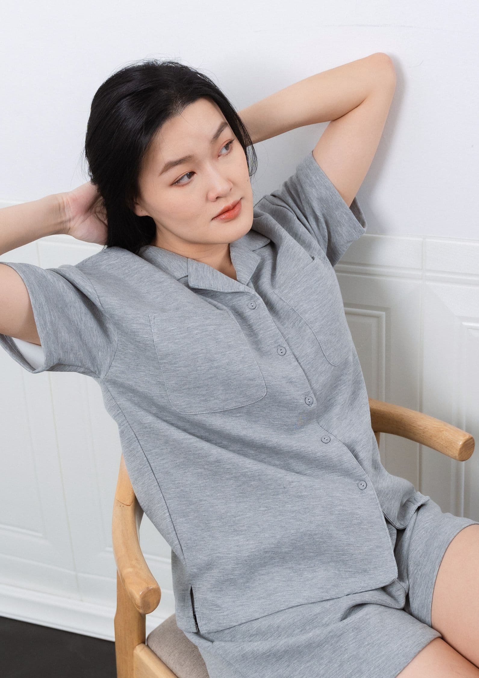 自带胸垫睡衣 Isla Cozy Padded Loungewear ZBL5036