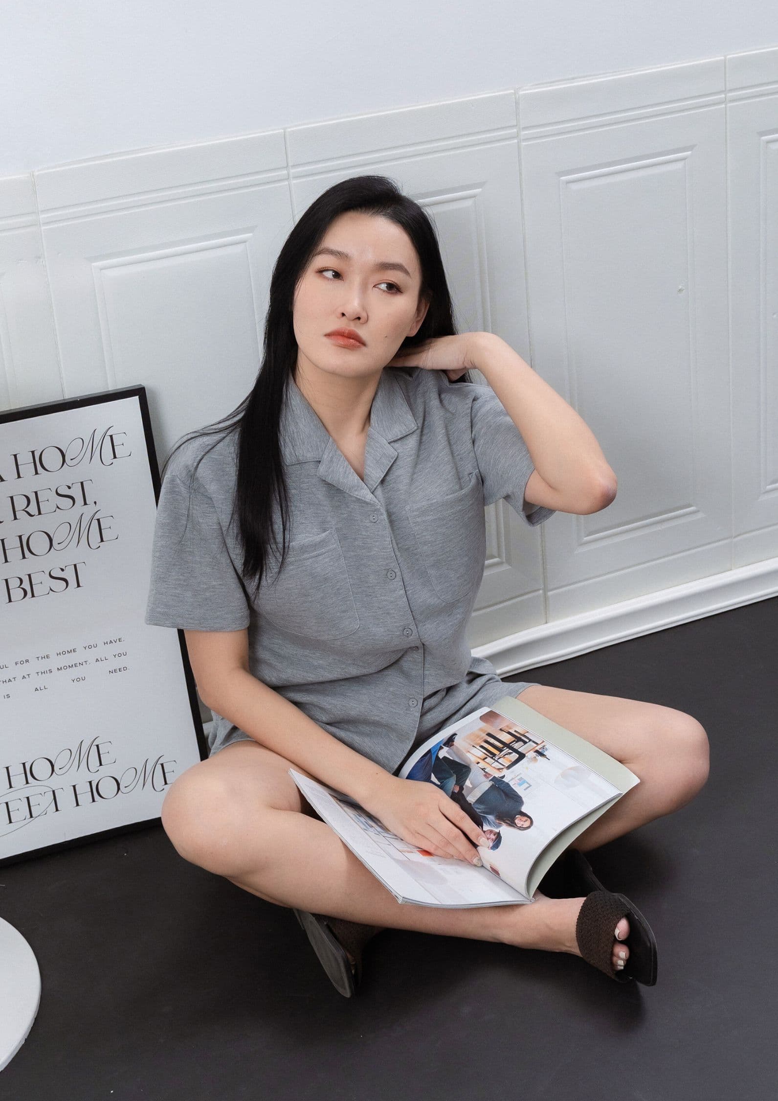自带胸垫睡衣 Isla Cozy Padded Loungewear ZBL5036