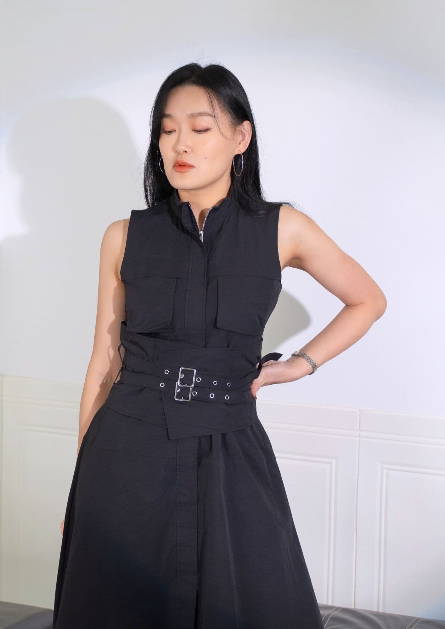 Harper Belted Utility Dress ZBL5031
