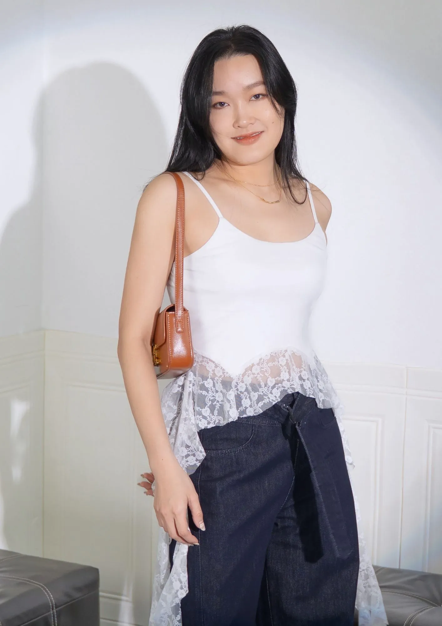 Thalia Soft Lace Tank ZBP5089