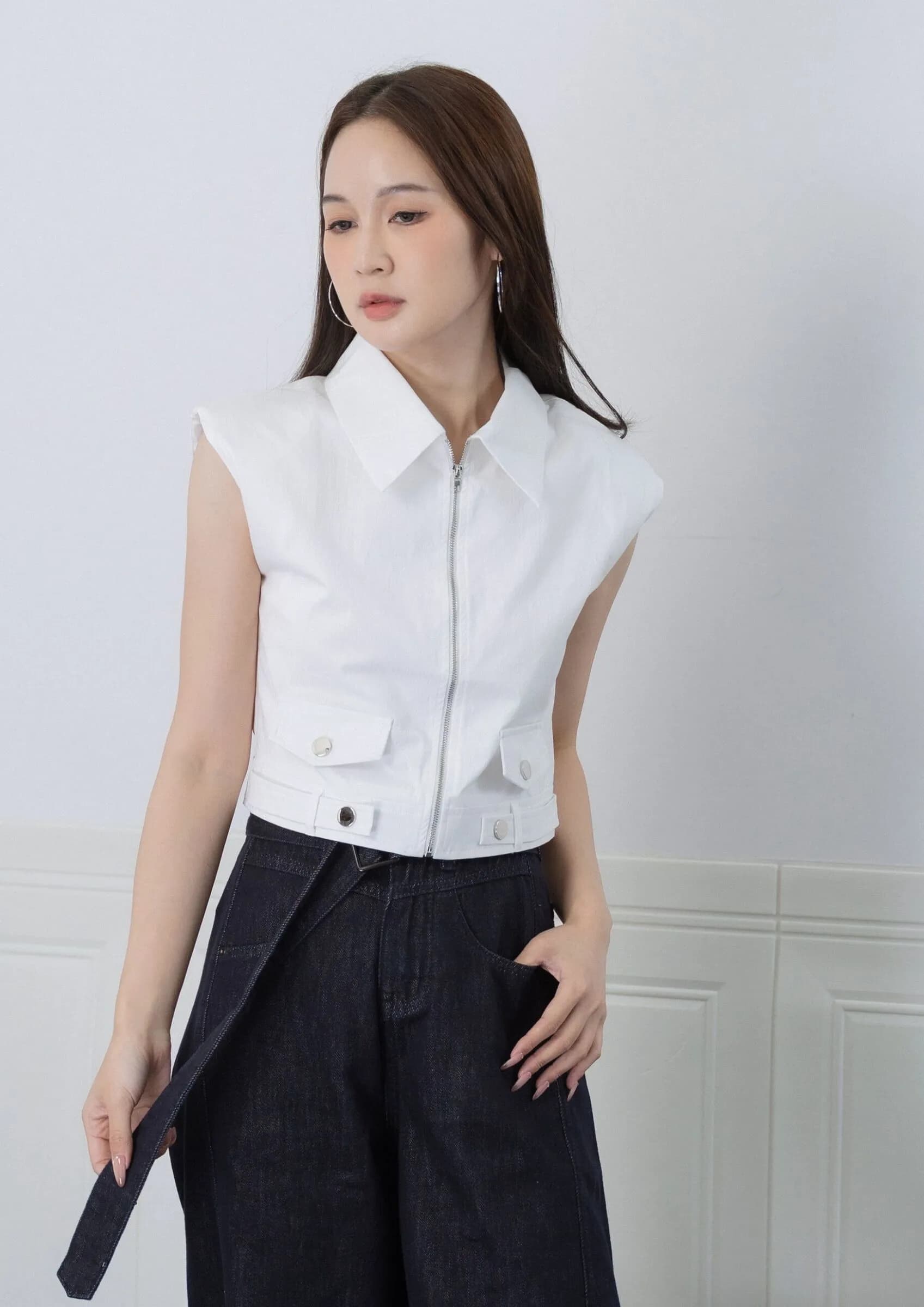 Fallon Utility Vest Top ZBP5092
