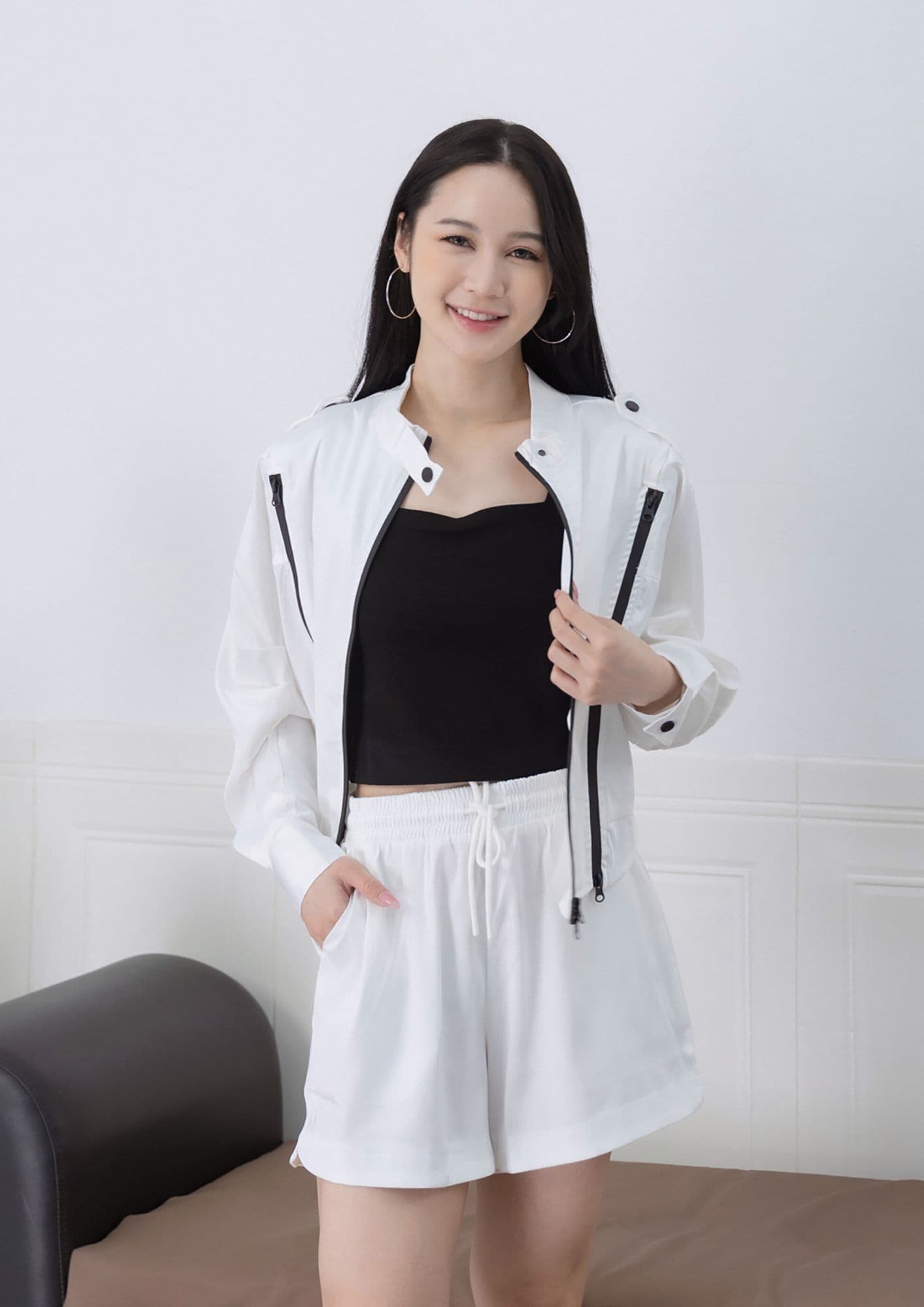 Faith Satin Matching Suit ZBL5055