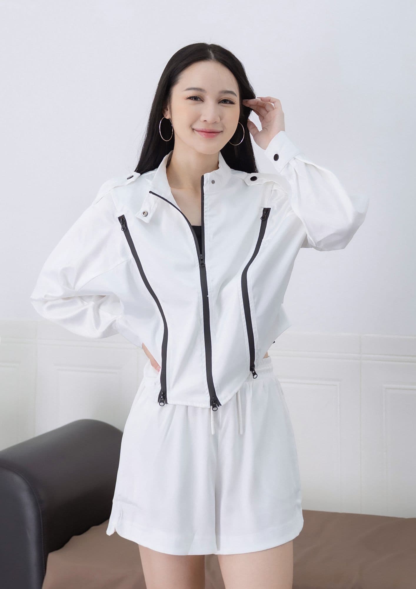 Faith Satin Matching Suit ZBL5055