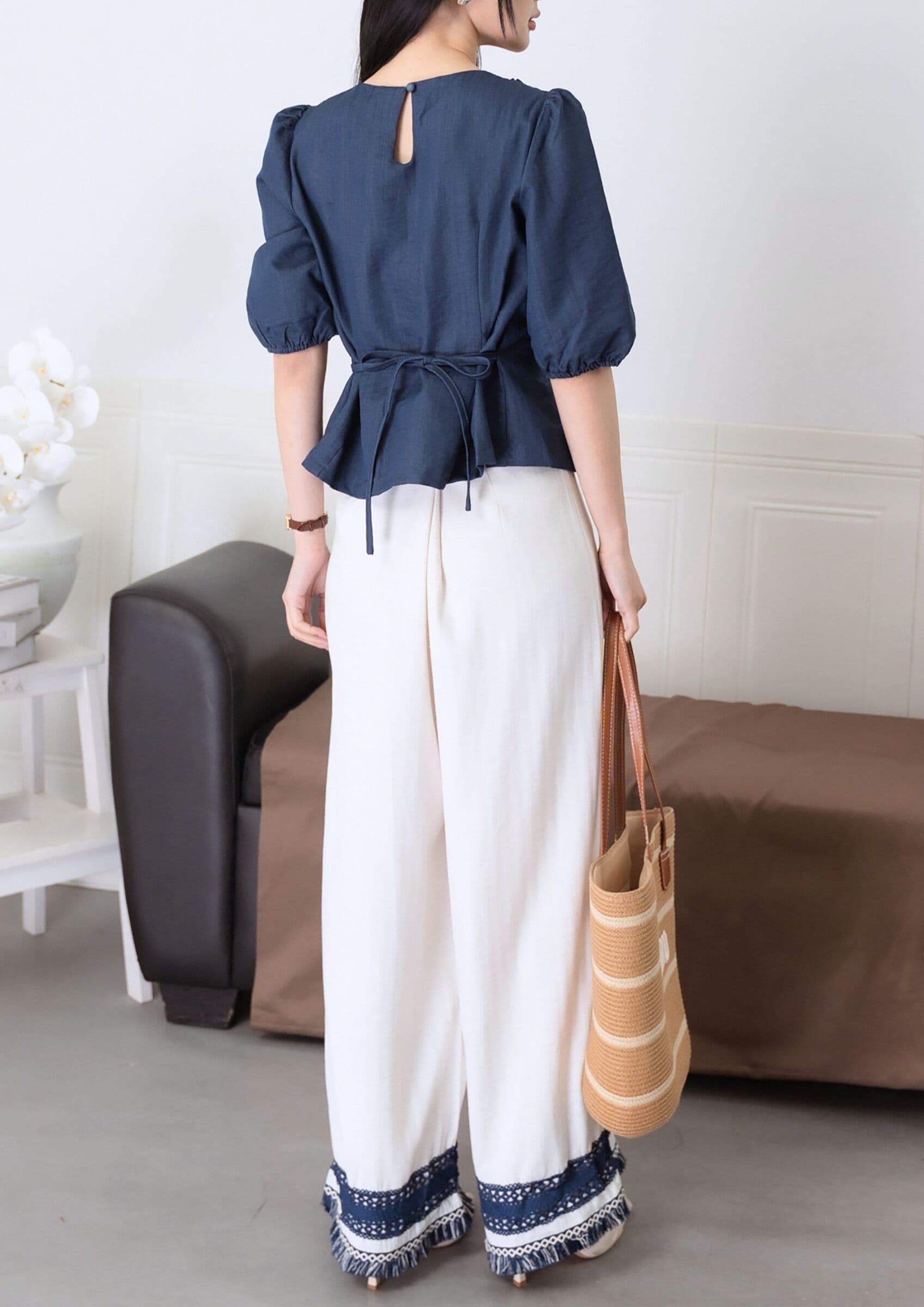 Olga Fitted Waist Blouse ZBP5150